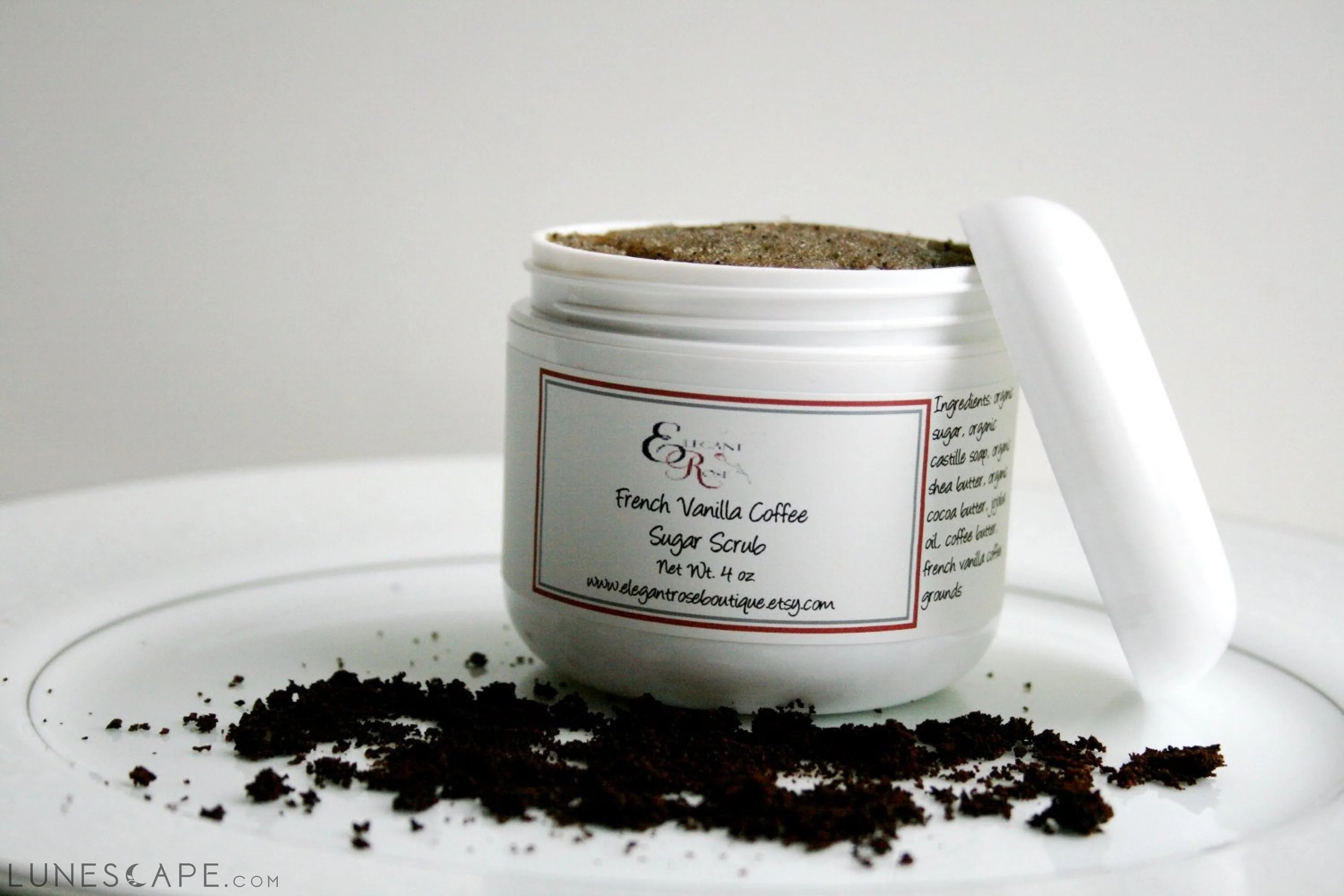 Organic French Vanilla Coffee Scrub LUNESCAPE