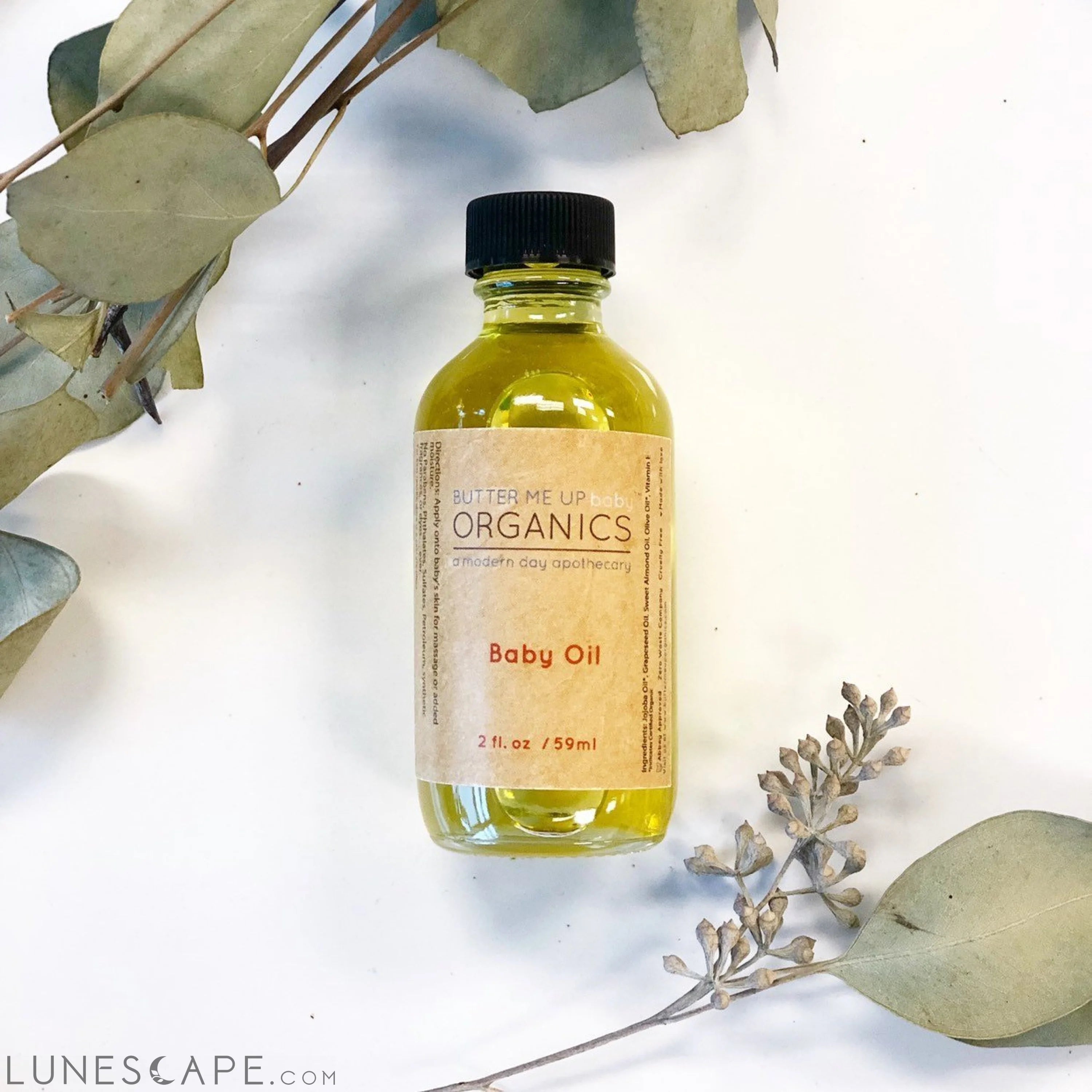 Organic Gentle Baby Oil LUNESCAPE