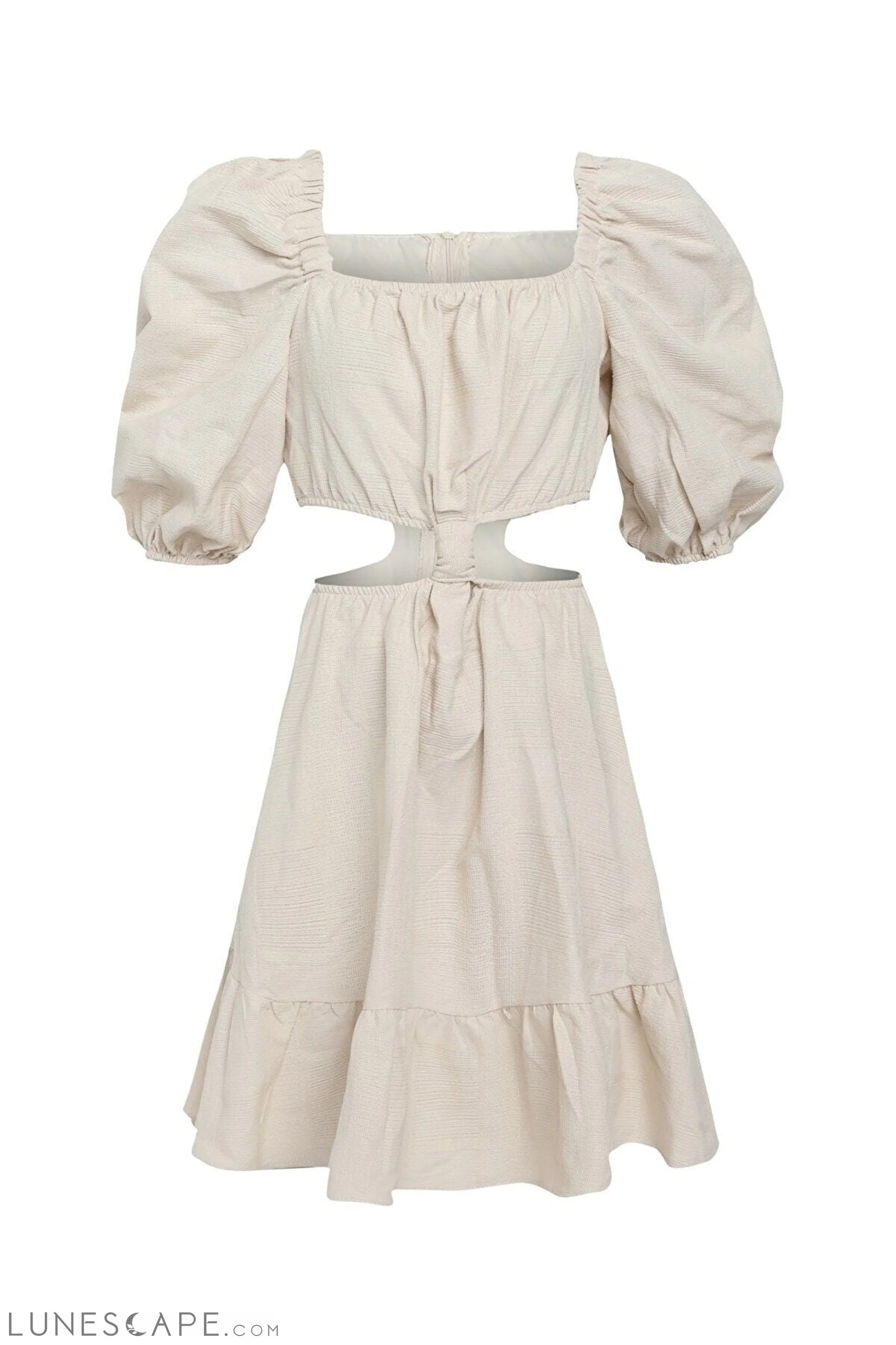 Organic Raw Cotton Goddess Dress LUNESCAPE