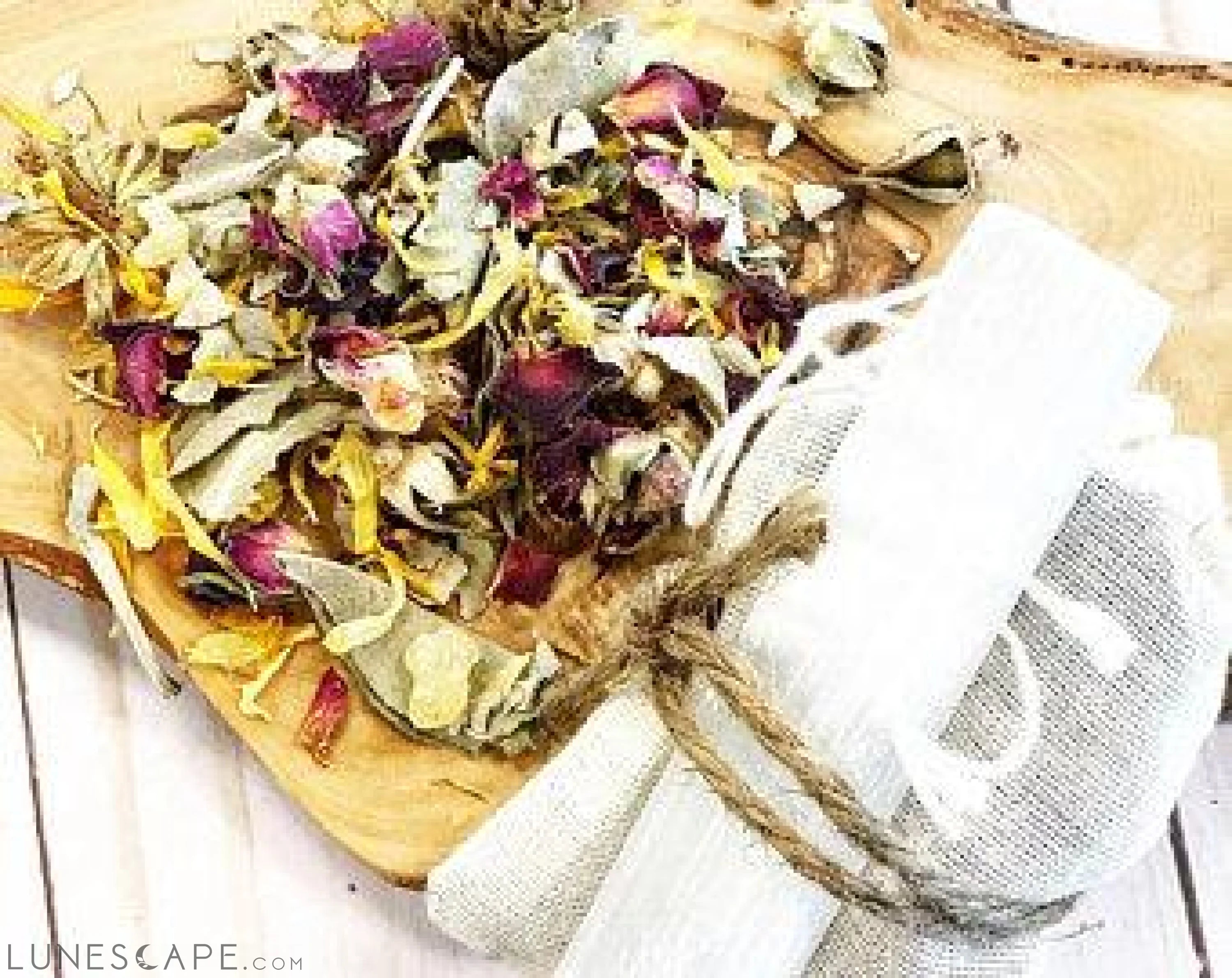 Organic Smudge Set / Energy Cleansing / Ritual / Altar / Purification LUNESCAPE