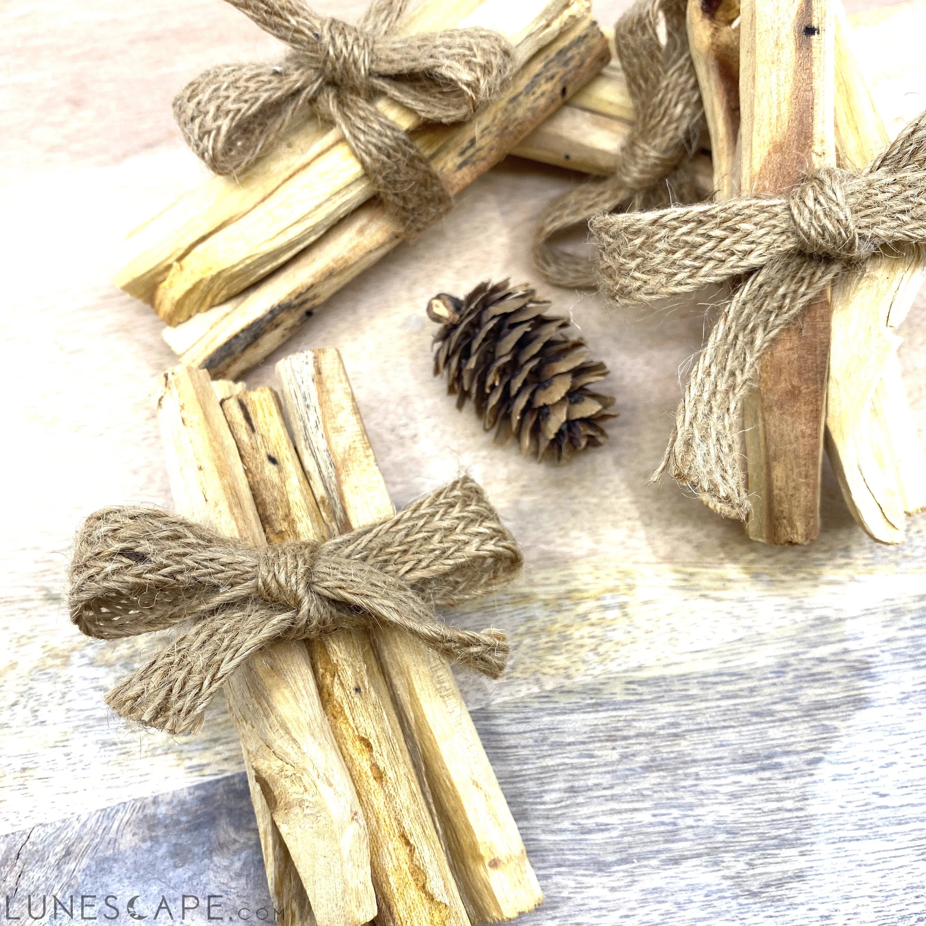 Palo Santo, Natural Incense, Smudge Sticks 5pcs LUNESCAPE