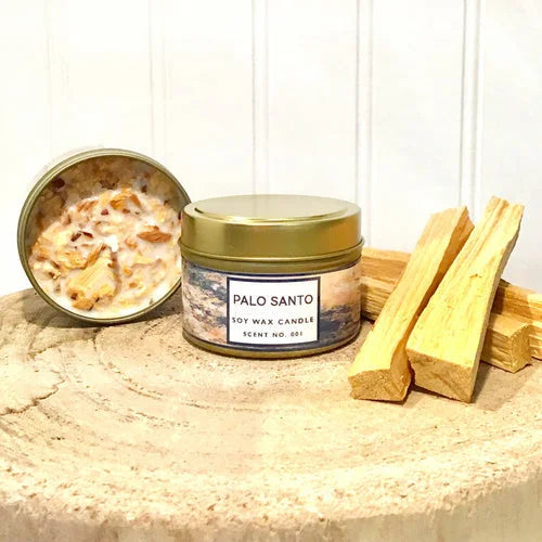 Palo Santo Soy Wax Candle LUNESCAPE