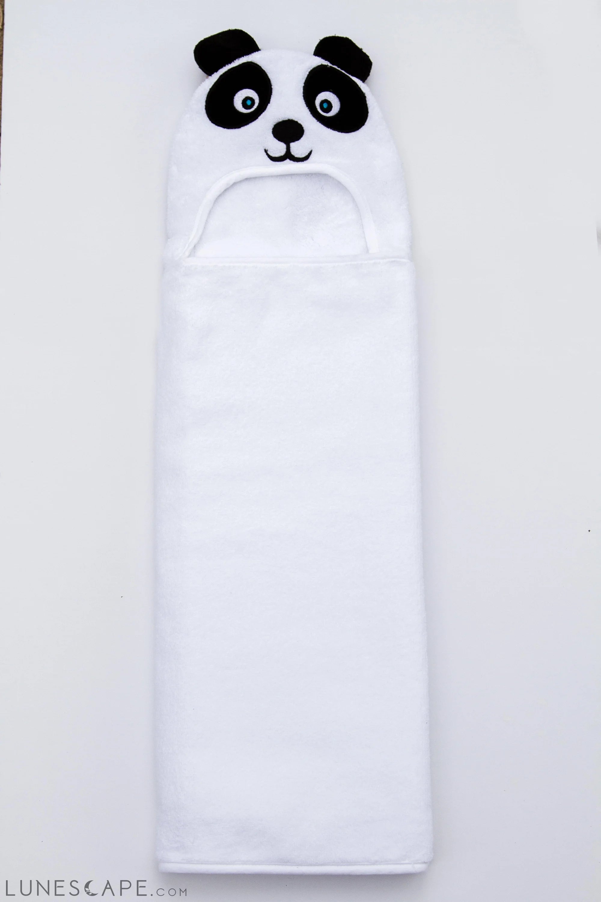 Panda Hooded Cotton Turkish Towel - Baby LUNESCAPE