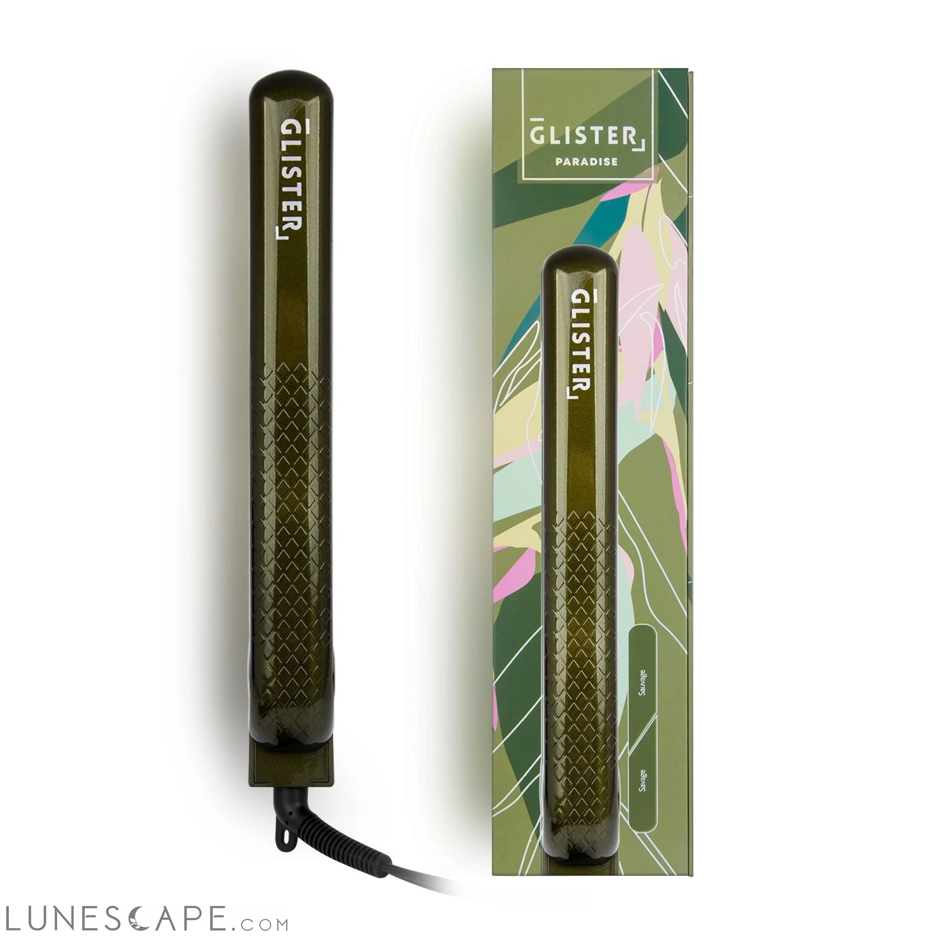 Paradise 1.25" Flat Iron with Tourmaline Gemstone Infusion - Savage LUNESCAPE