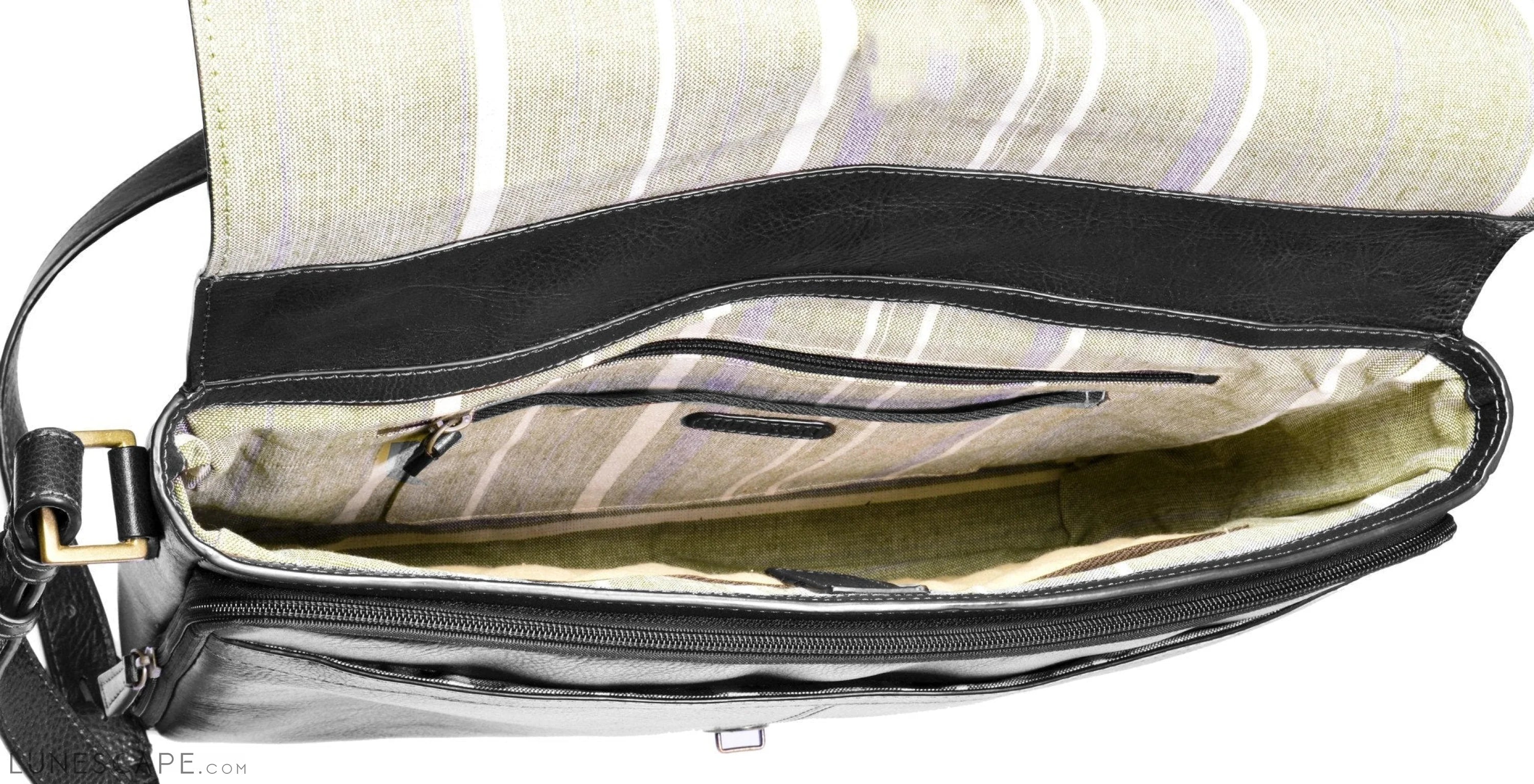 Parker Leather Medium Briefcase LUNESCAPE
