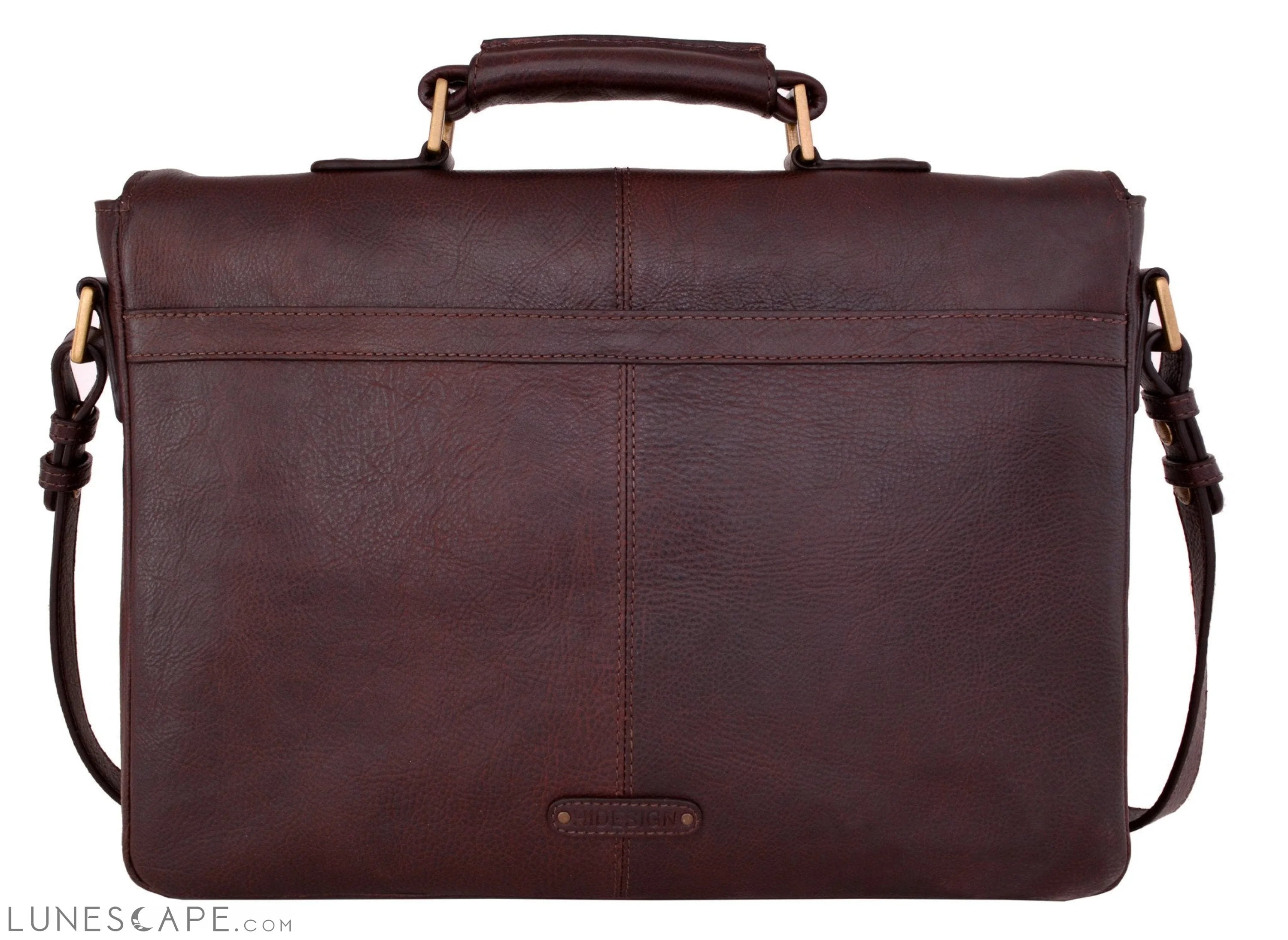 Parker Leather Medium Briefcase LUNESCAPE