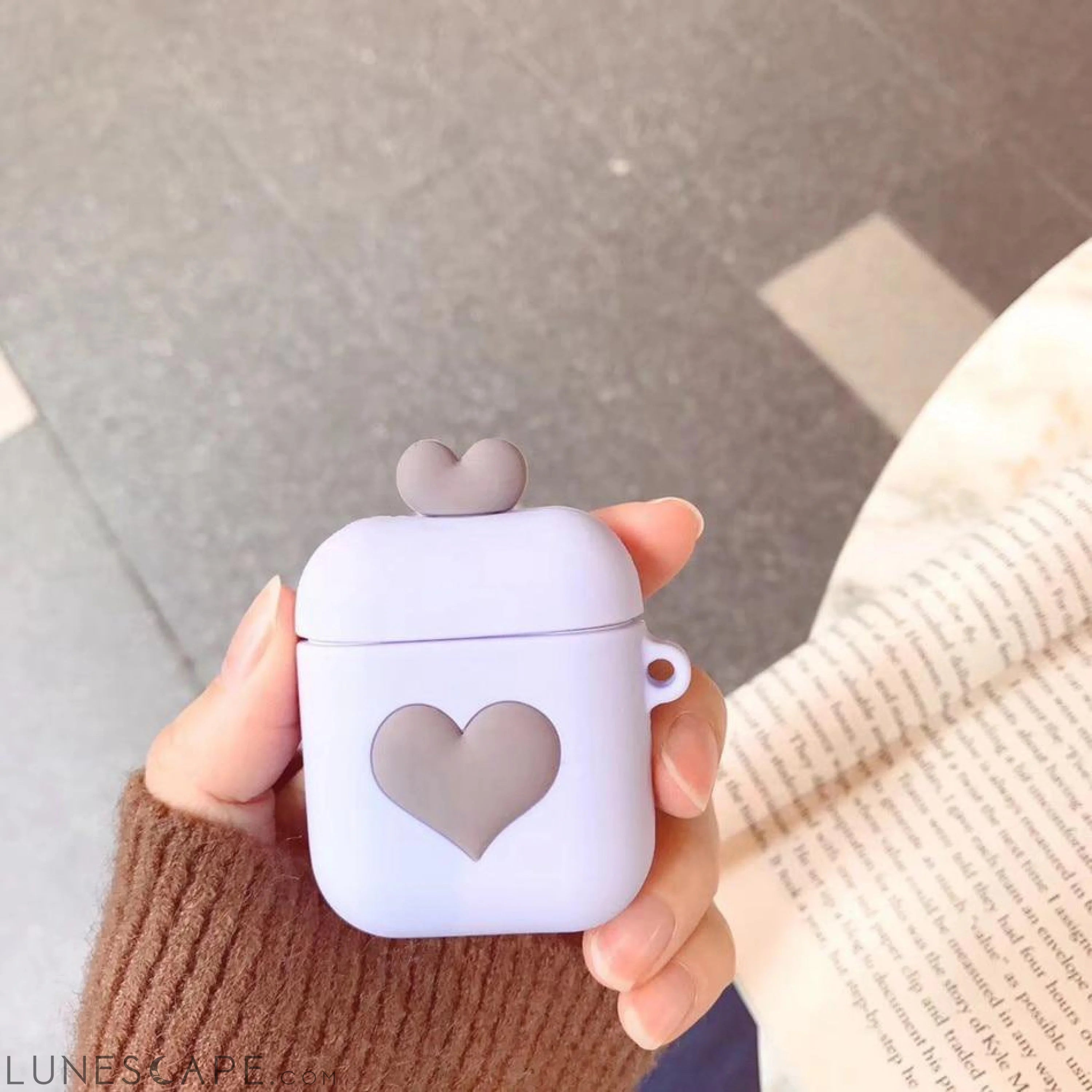 Pastel Heart AirPods Case LUNESCAPE