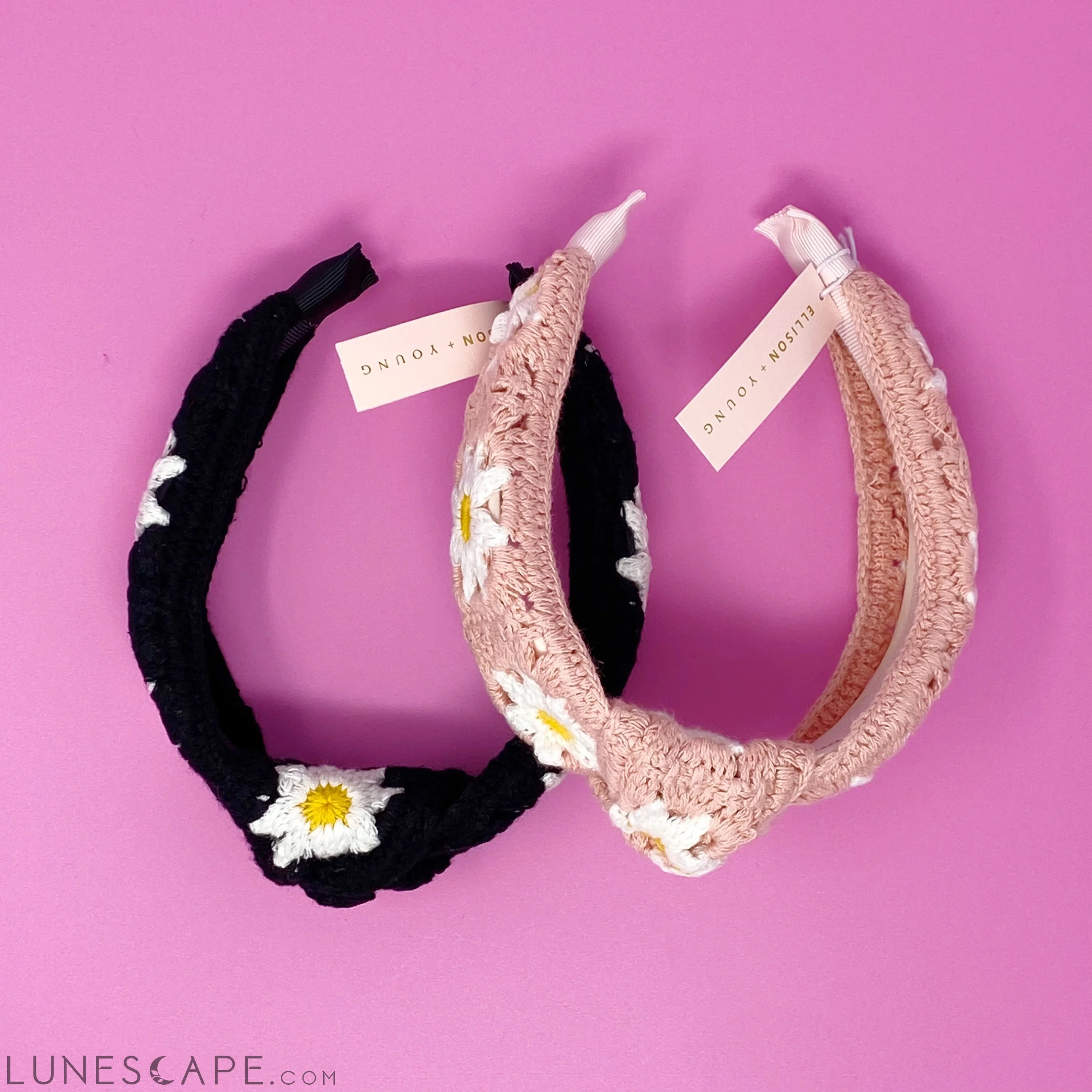 Patchwork Crochet Headband LUNESCAPE
