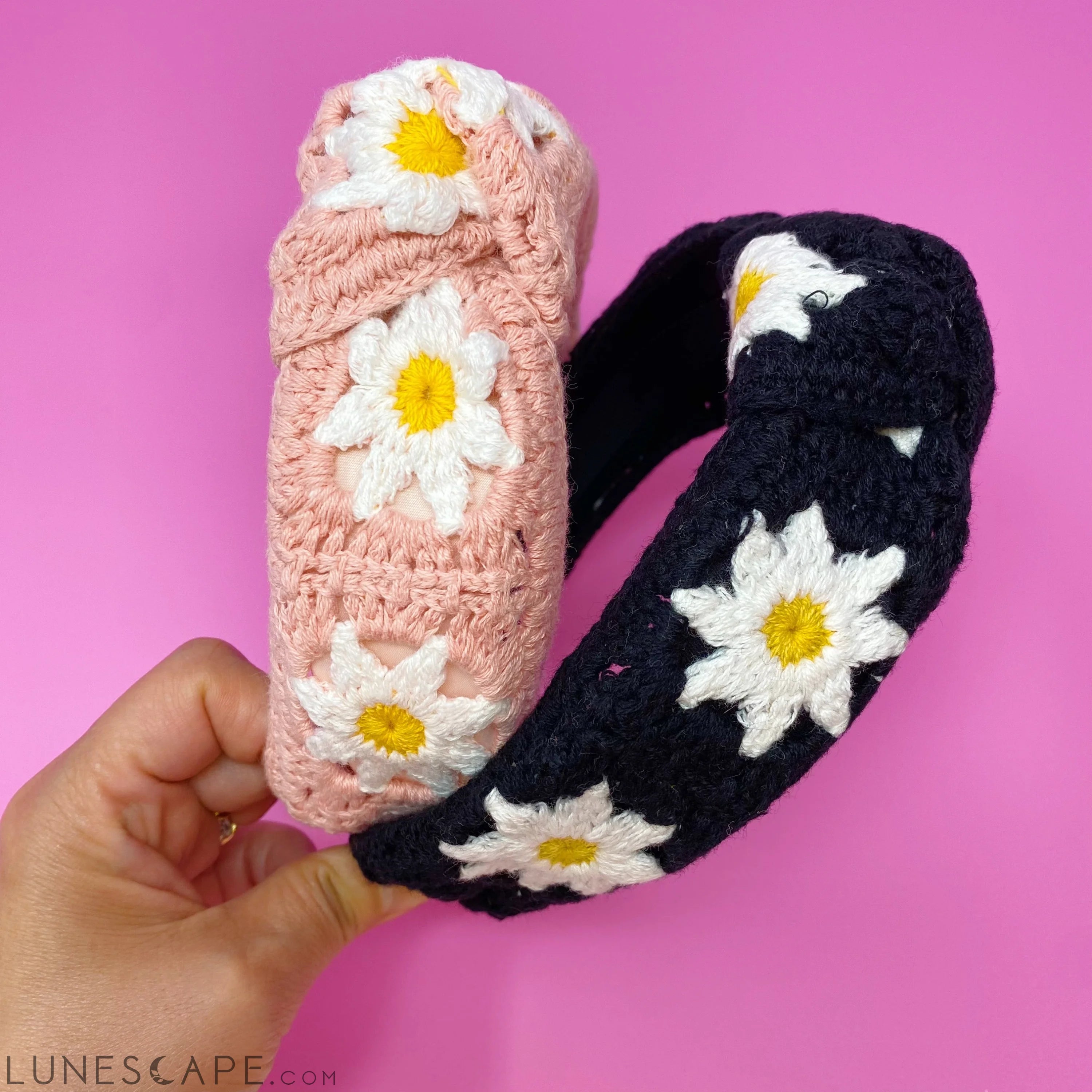 Patchwork Crochet Headband LUNESCAPE