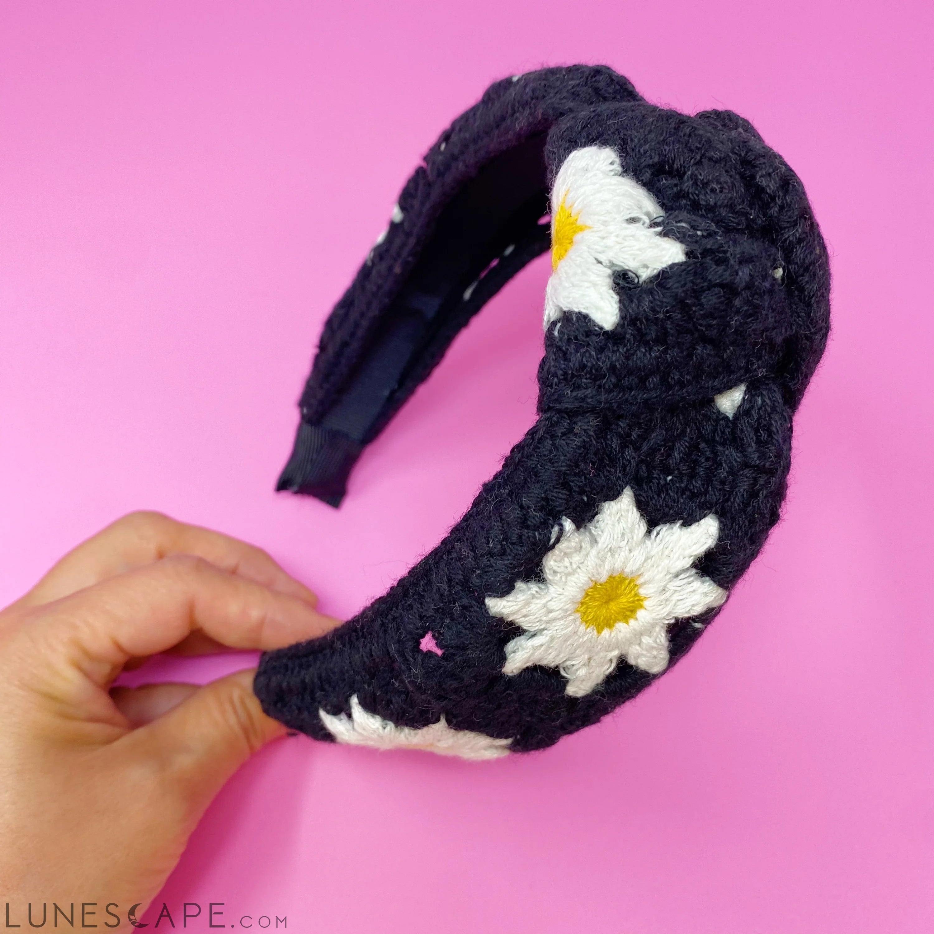 Patchwork Crochet Headband LUNESCAPE