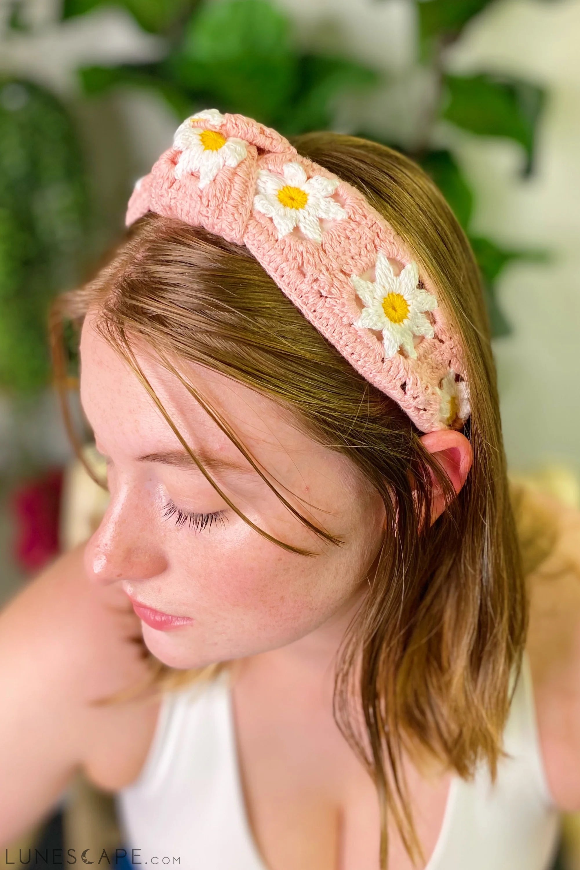 Patchwork Crochet Headband LUNESCAPE