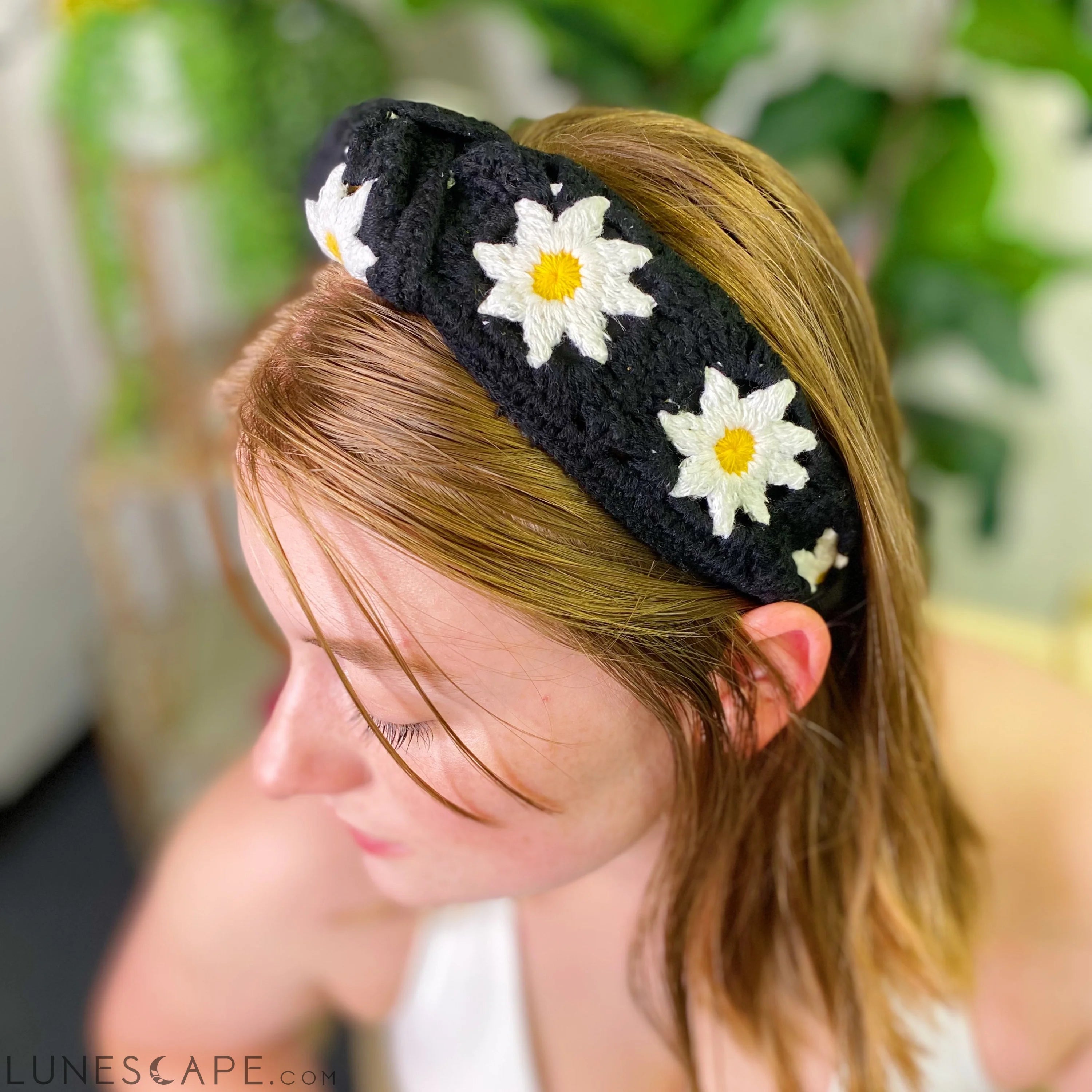 Patchwork Crochet Headband LUNESCAPE
