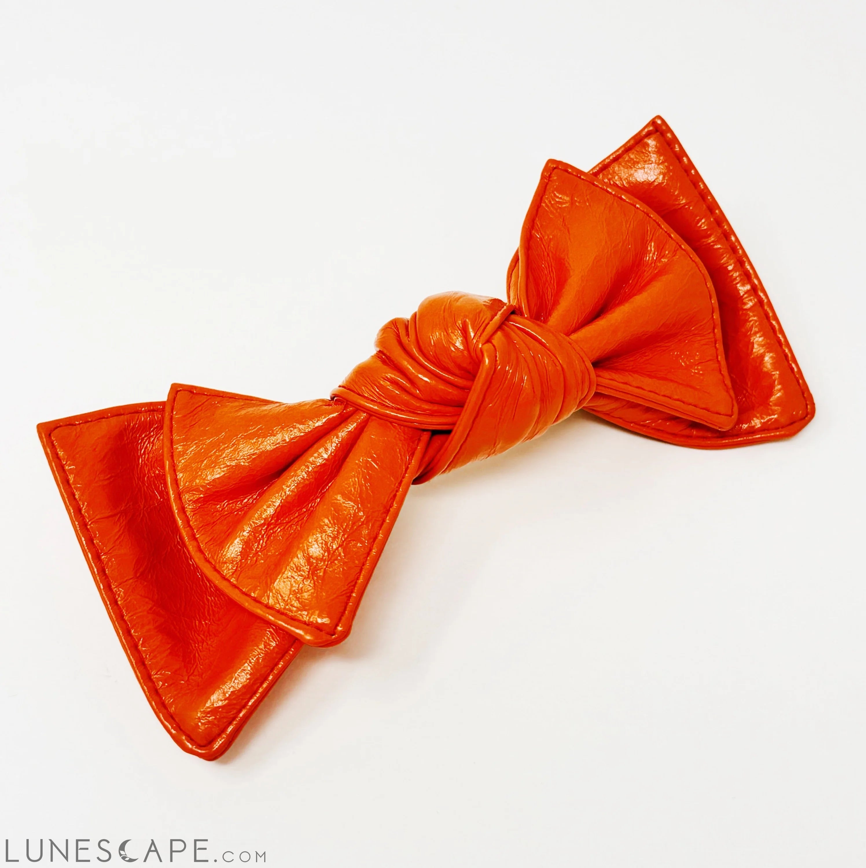 Patent Double Bow Hair Clip LUNESCAPE