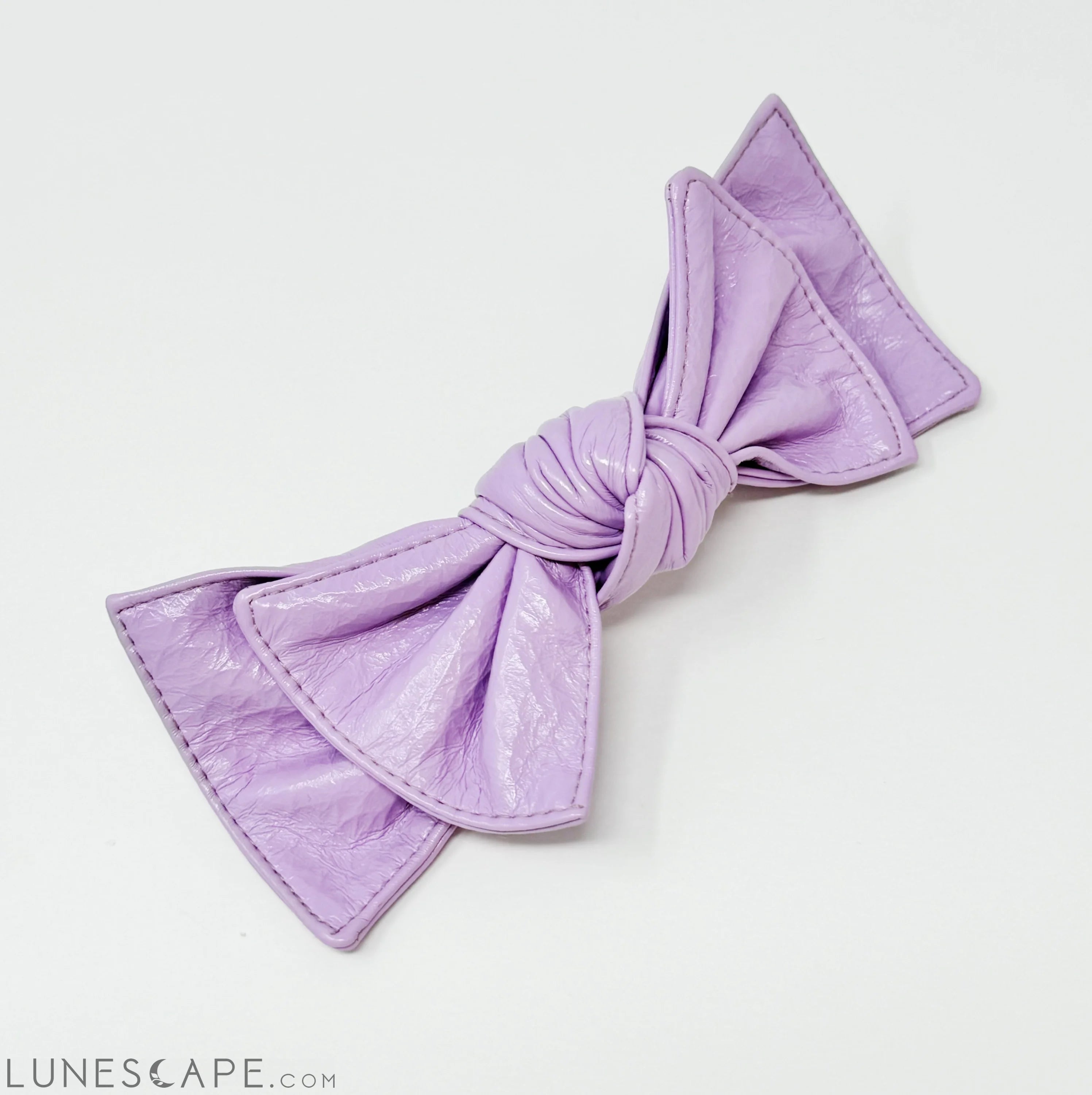 Patent Double Bow Hair Clip LUNESCAPE