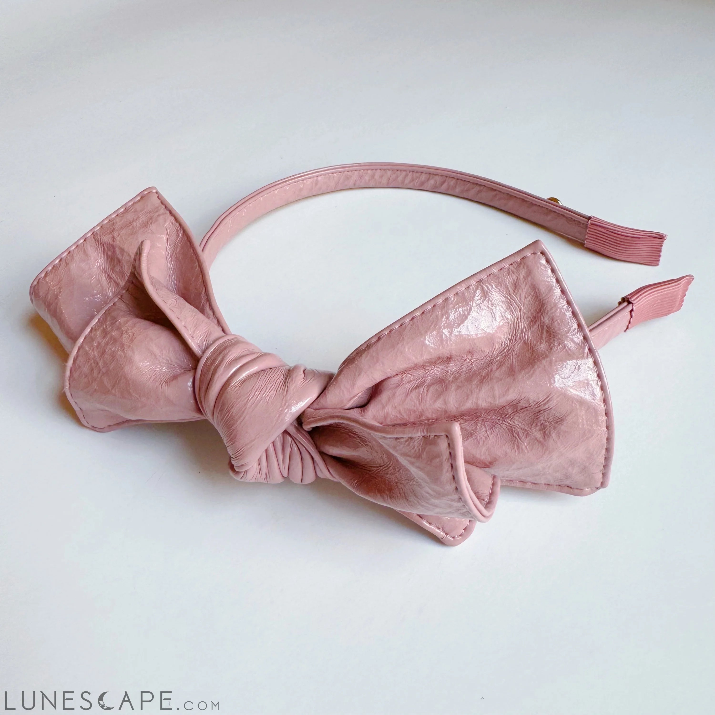 Patent Double Bow Headband LUNESCAPE