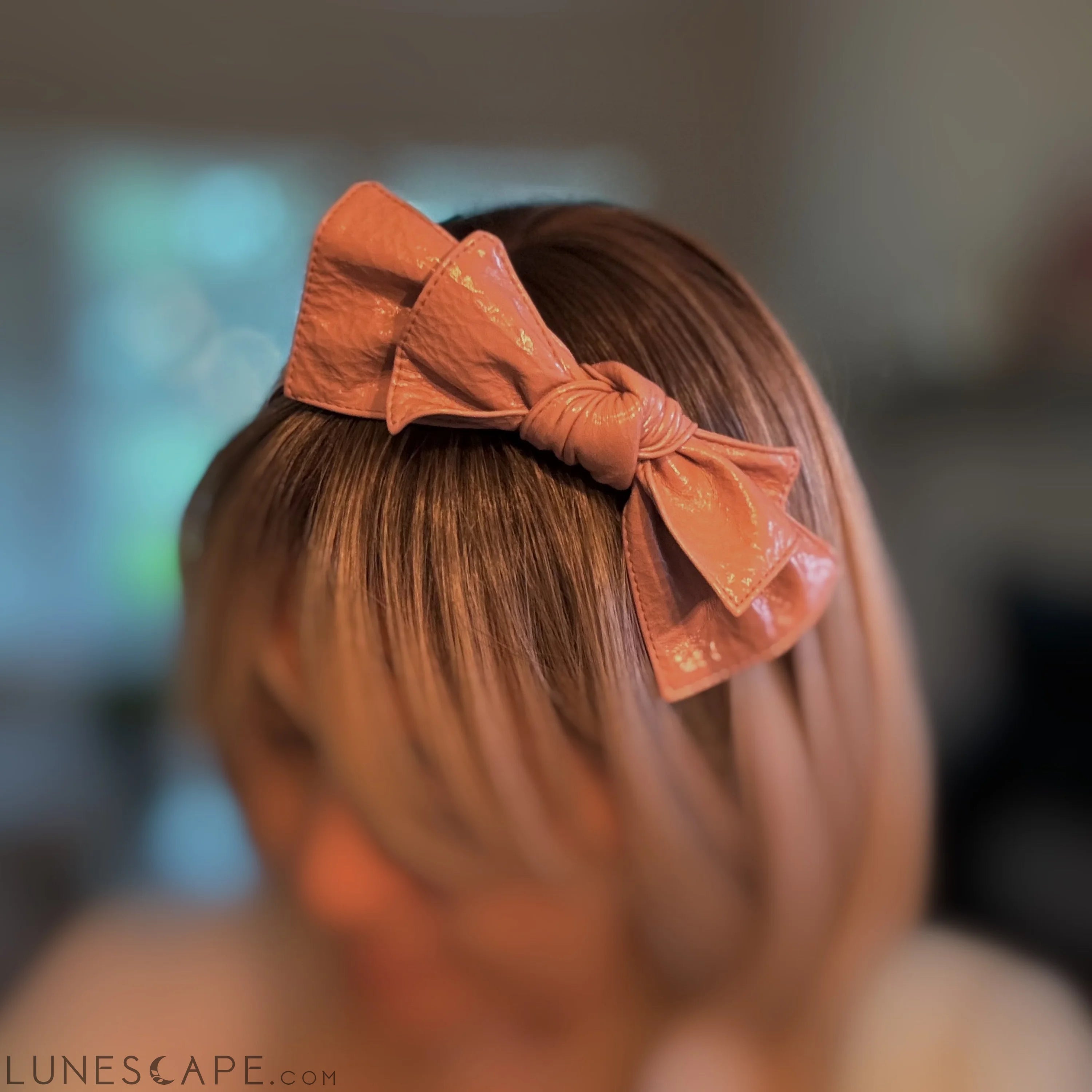 Patent Double Bow Headband LUNESCAPE