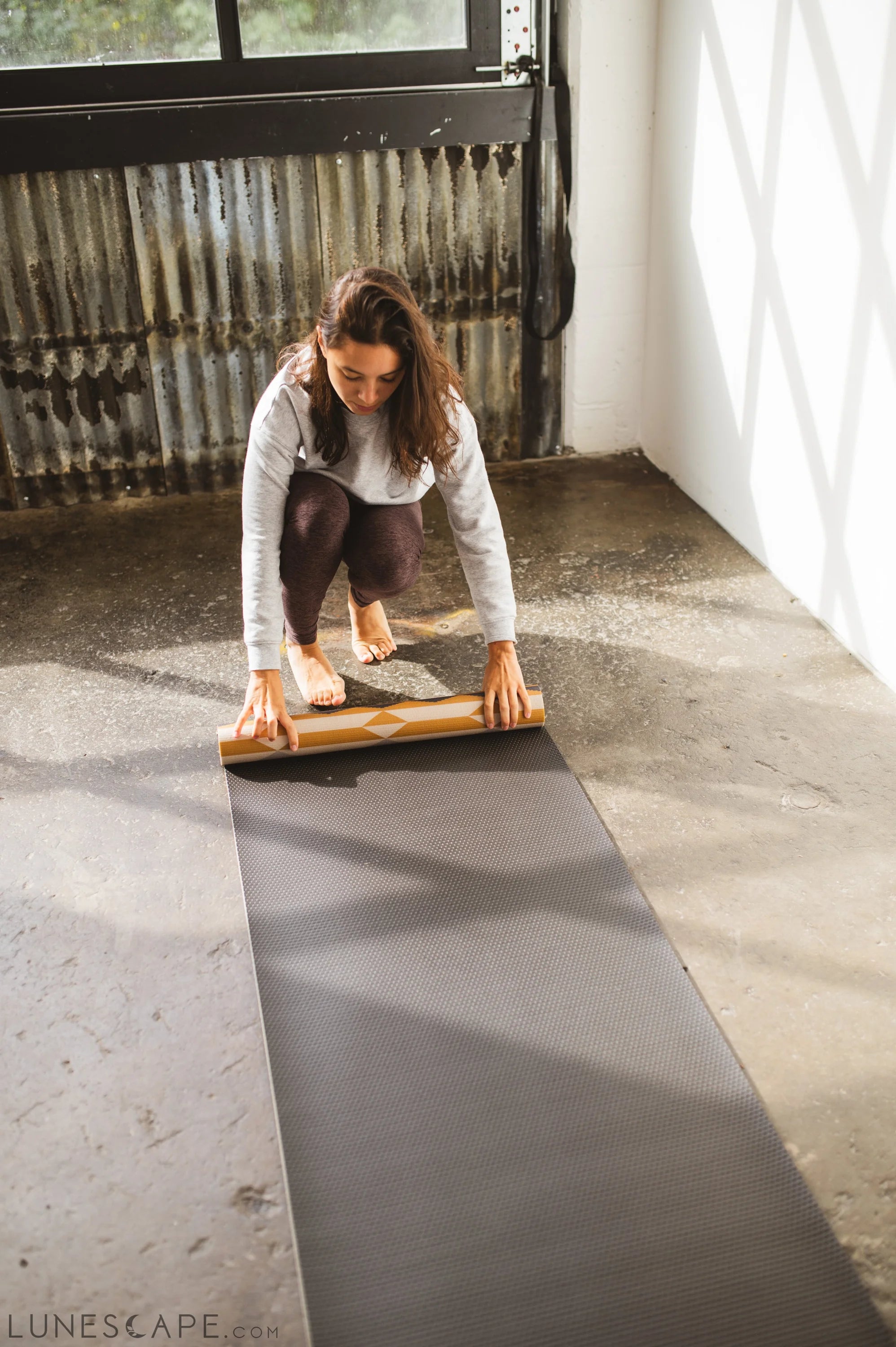 Pendleton X Yune Yoga Mat Abiquiu Sky 5mm LUNESCAPE
