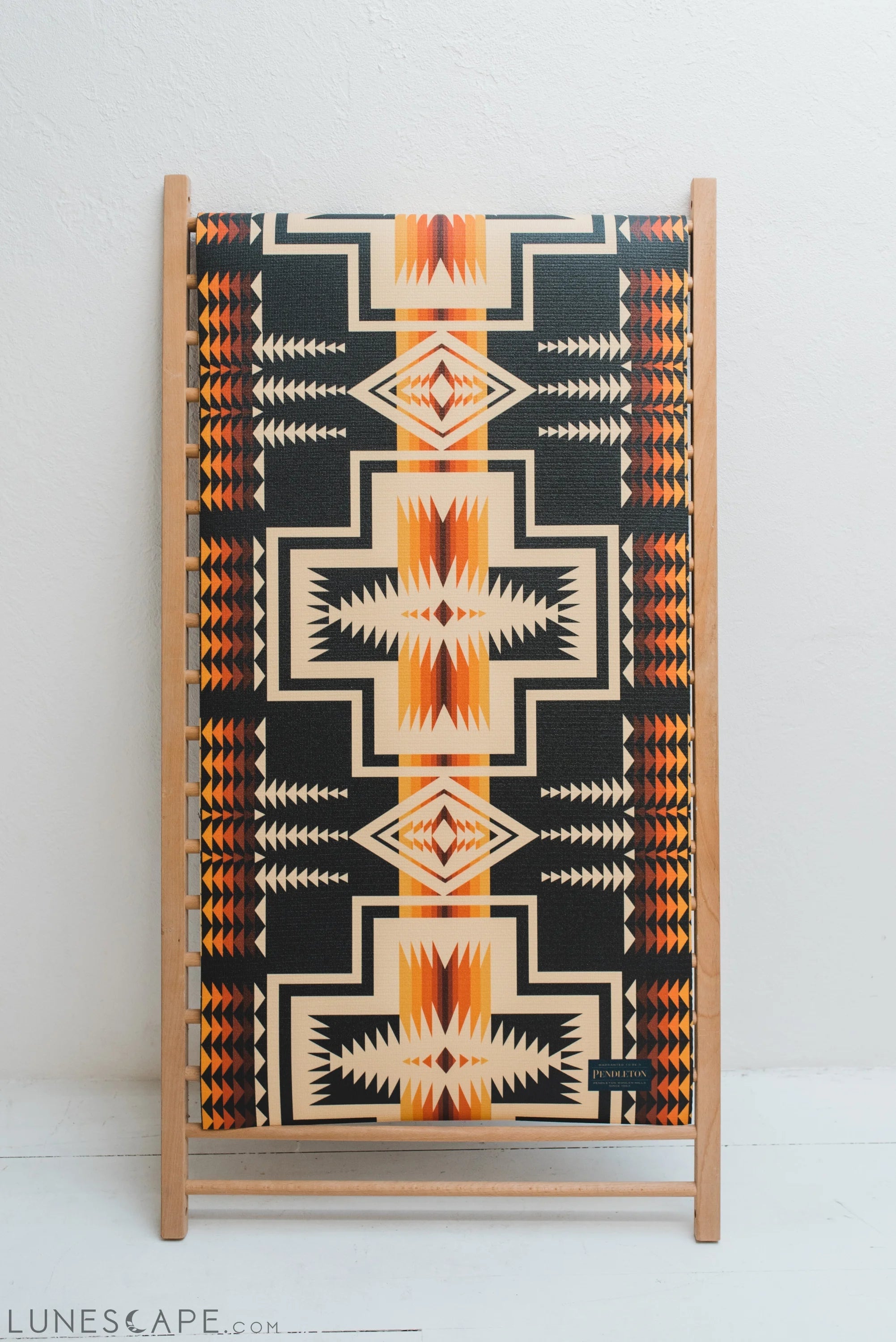 Pendleton X Yune Yoga Mat Harding Black 5mm LUNESCAPE
