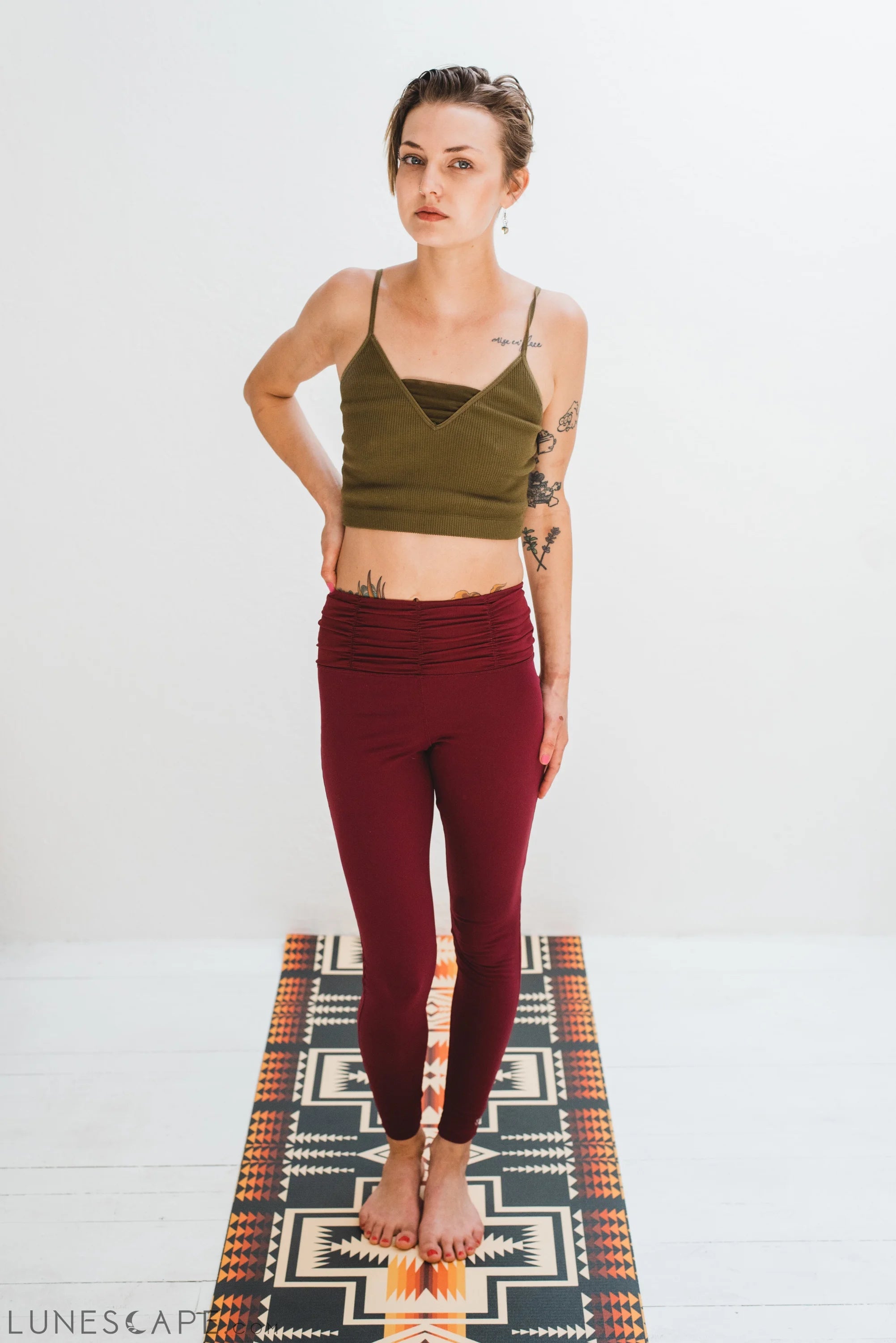 Pendleton X Yune Yoga Mat Harding Black 5mm LUNESCAPE
