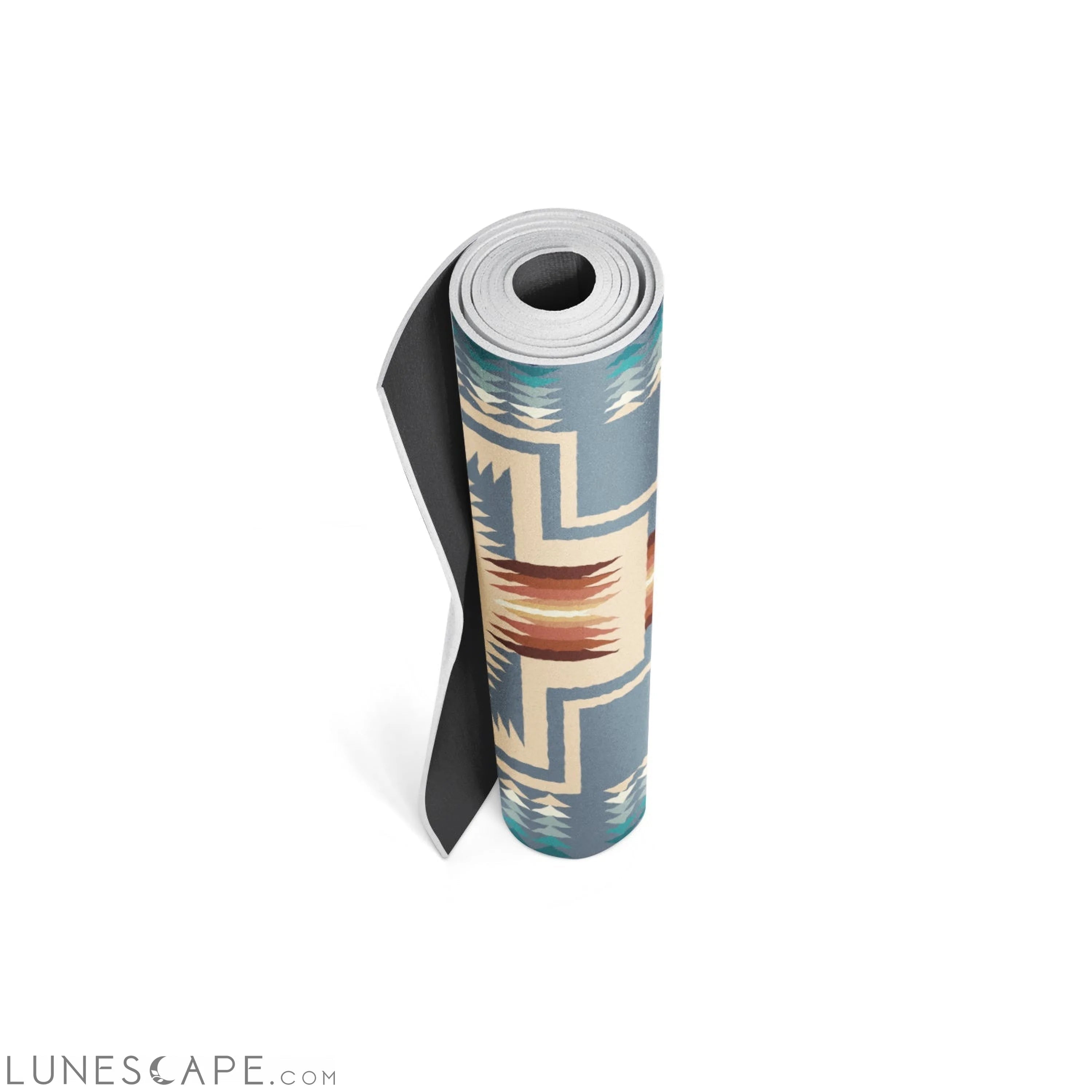 Pendleton X Yune Yoga Mat Harding Grey 5mm LUNESCAPE