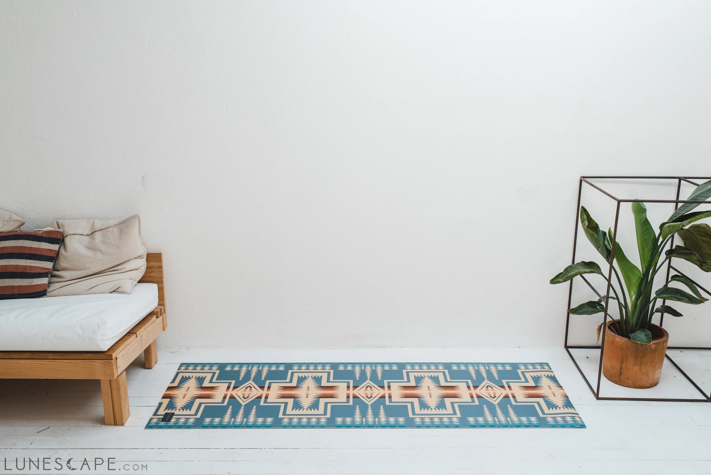 Pendleton X Yune Yoga Mat Harding Grey 5mm LUNESCAPE