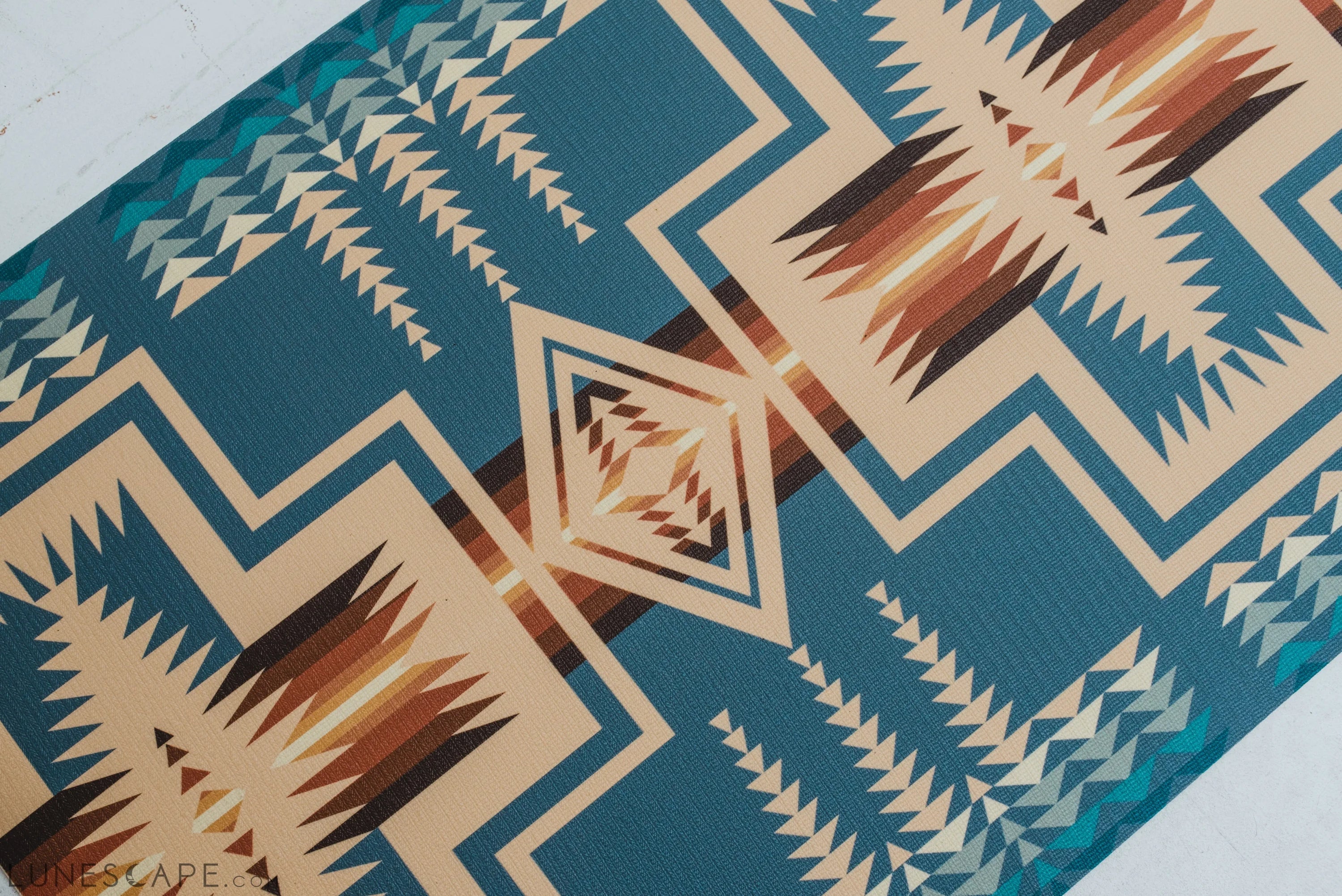 Pendleton X Yune Yoga Mat Harding Grey 5mm LUNESCAPE