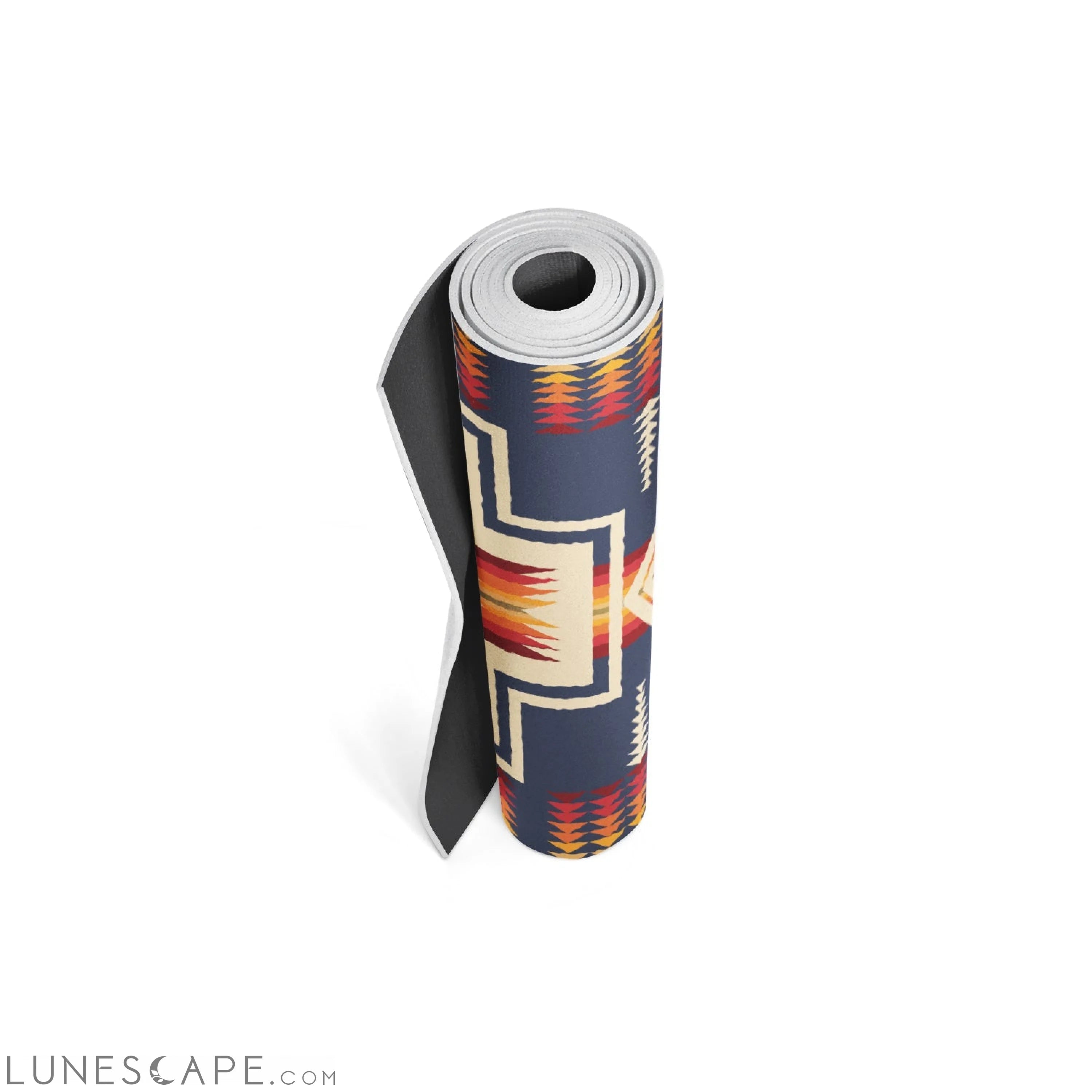 Pendleton X Yune Yoga Mat Harding Navy 5mm LUNESCAPE
