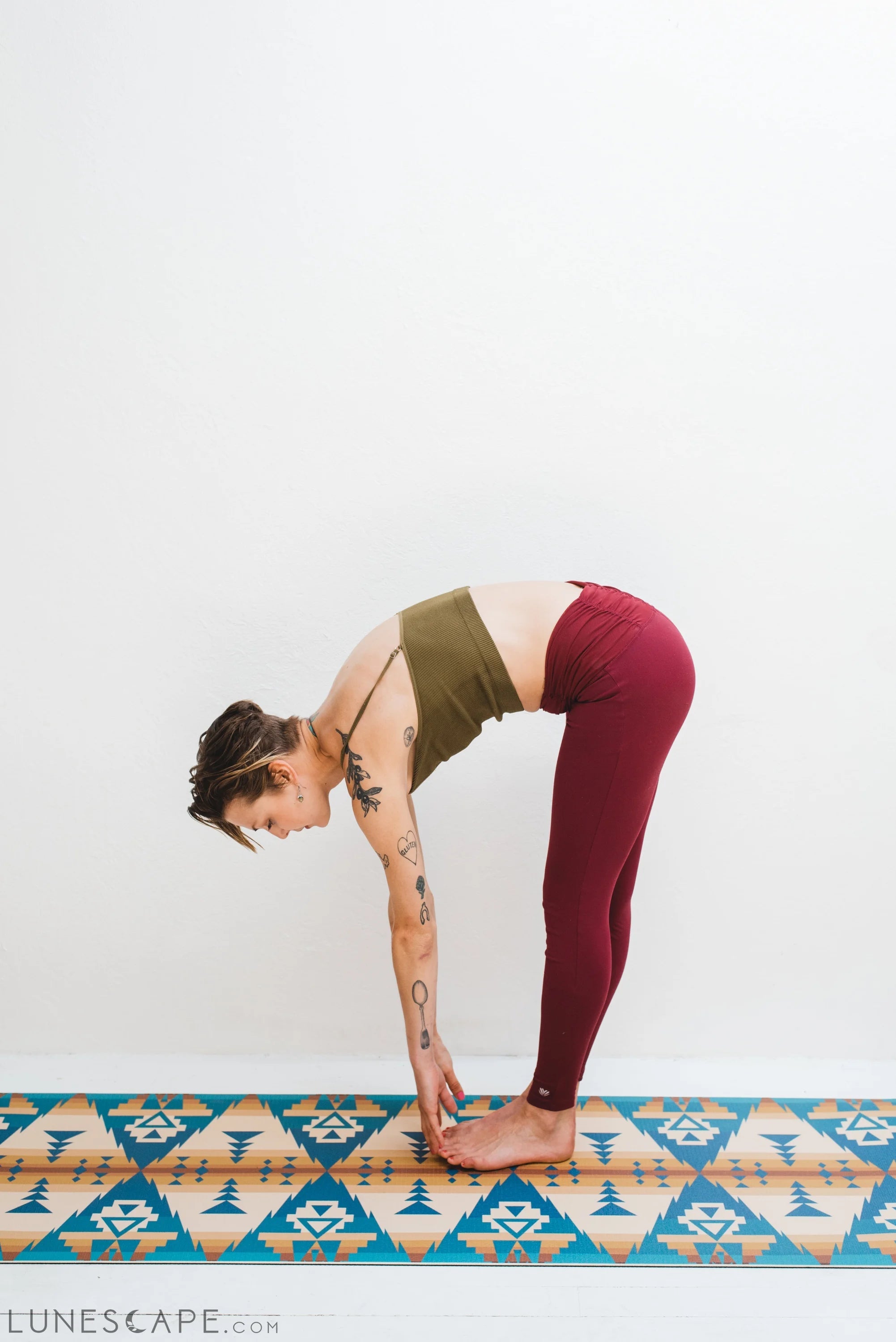 Pendleton X Yune Yoga Mat Siskiyou 5mm LUNESCAPE