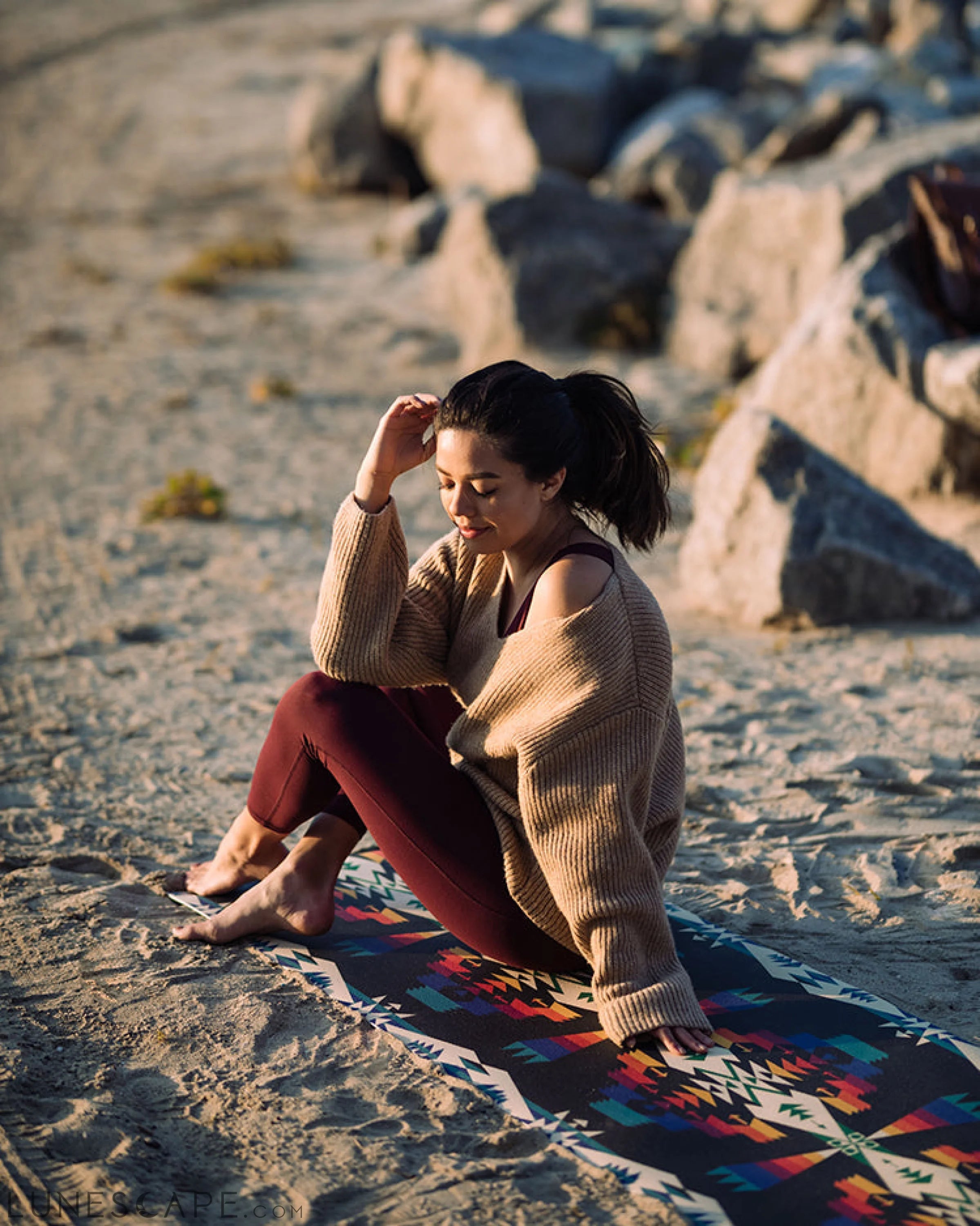 Pendleton X Yune Yoga Tucson Mat 5mm LUNESCAPE