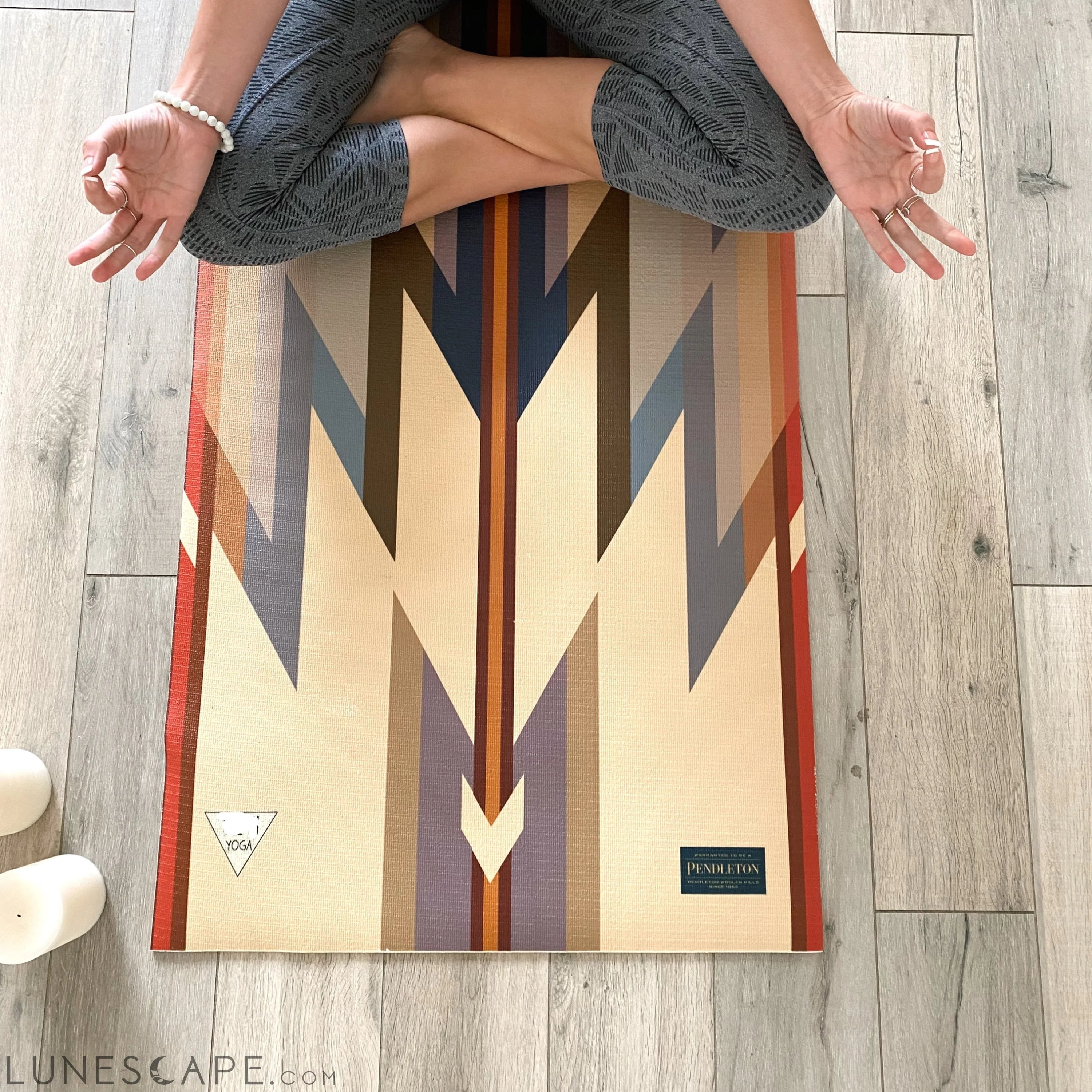 Pendleton X Yune Yoga Wyeth Trail Mat 5mm LUNESCAPE