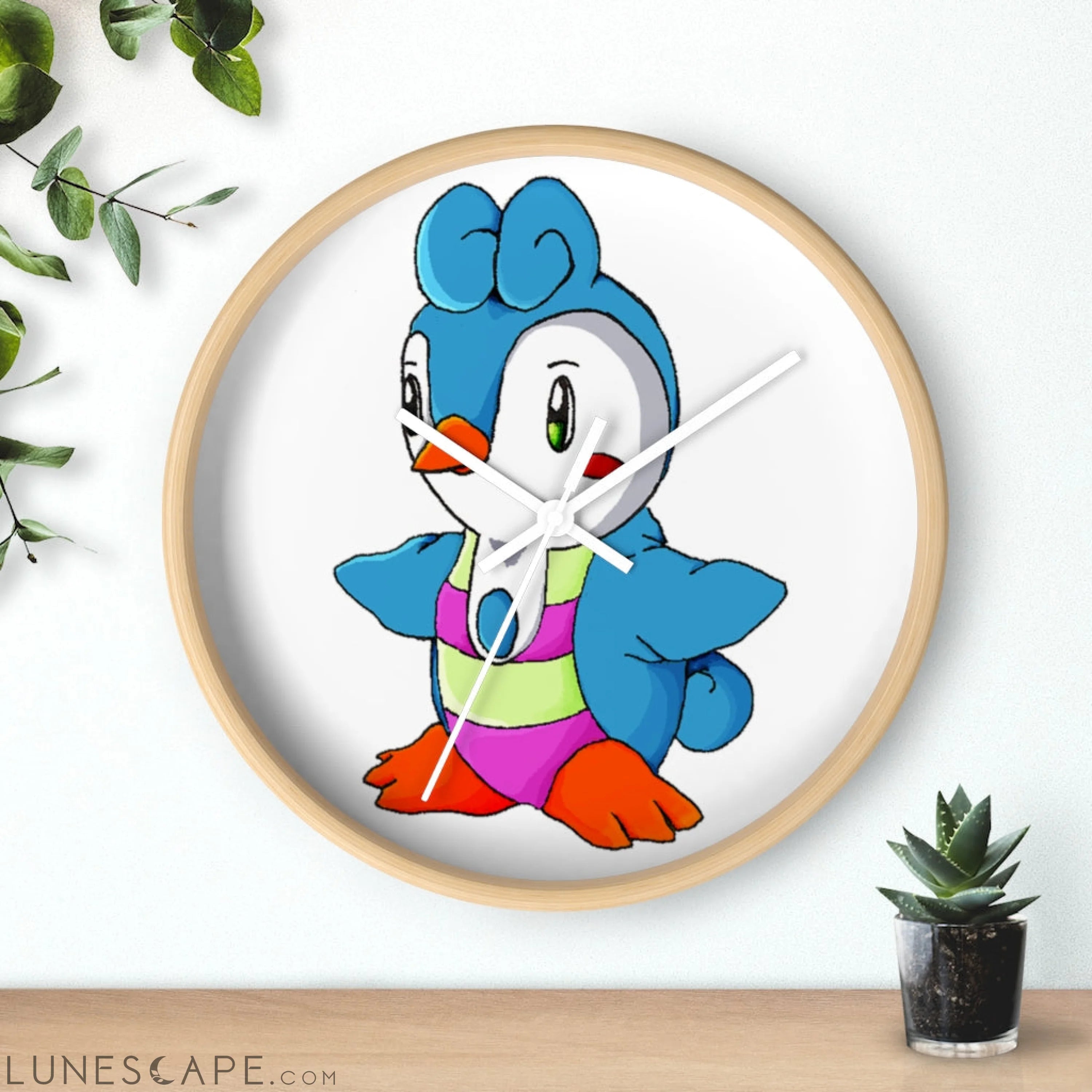 Penny Wall clock LUNESCAPE