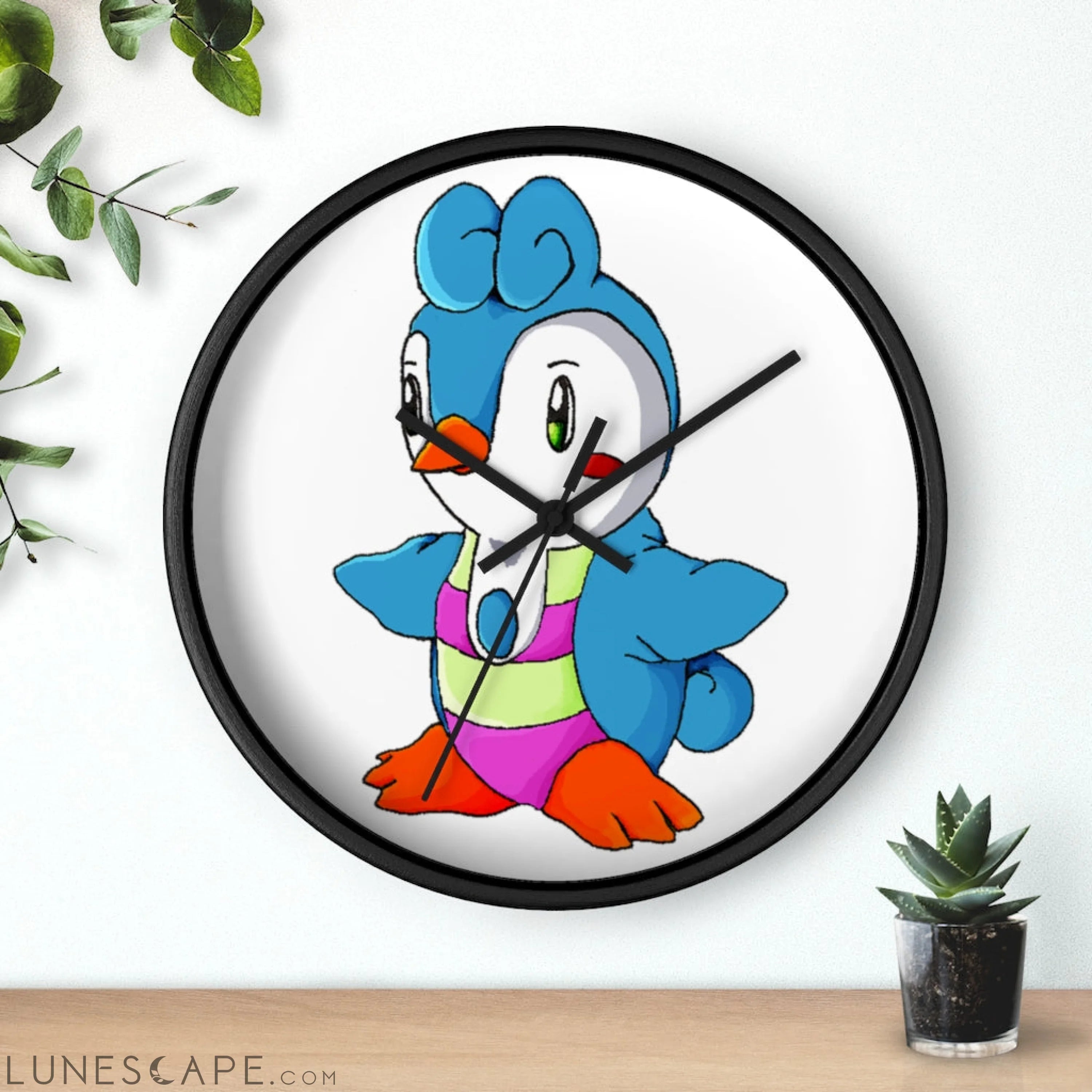 Penny Wall clock LUNESCAPE