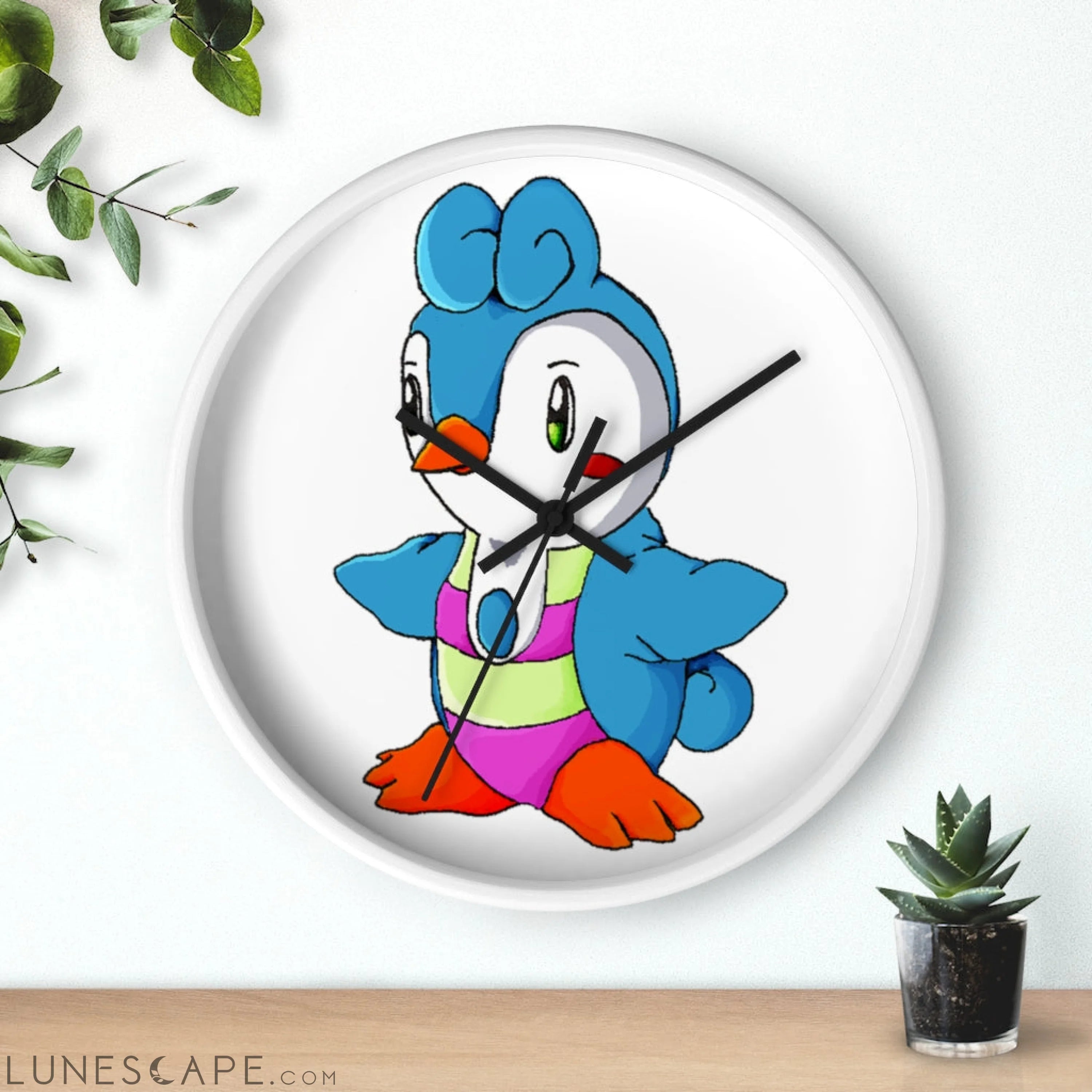 Penny Wall clock LUNESCAPE