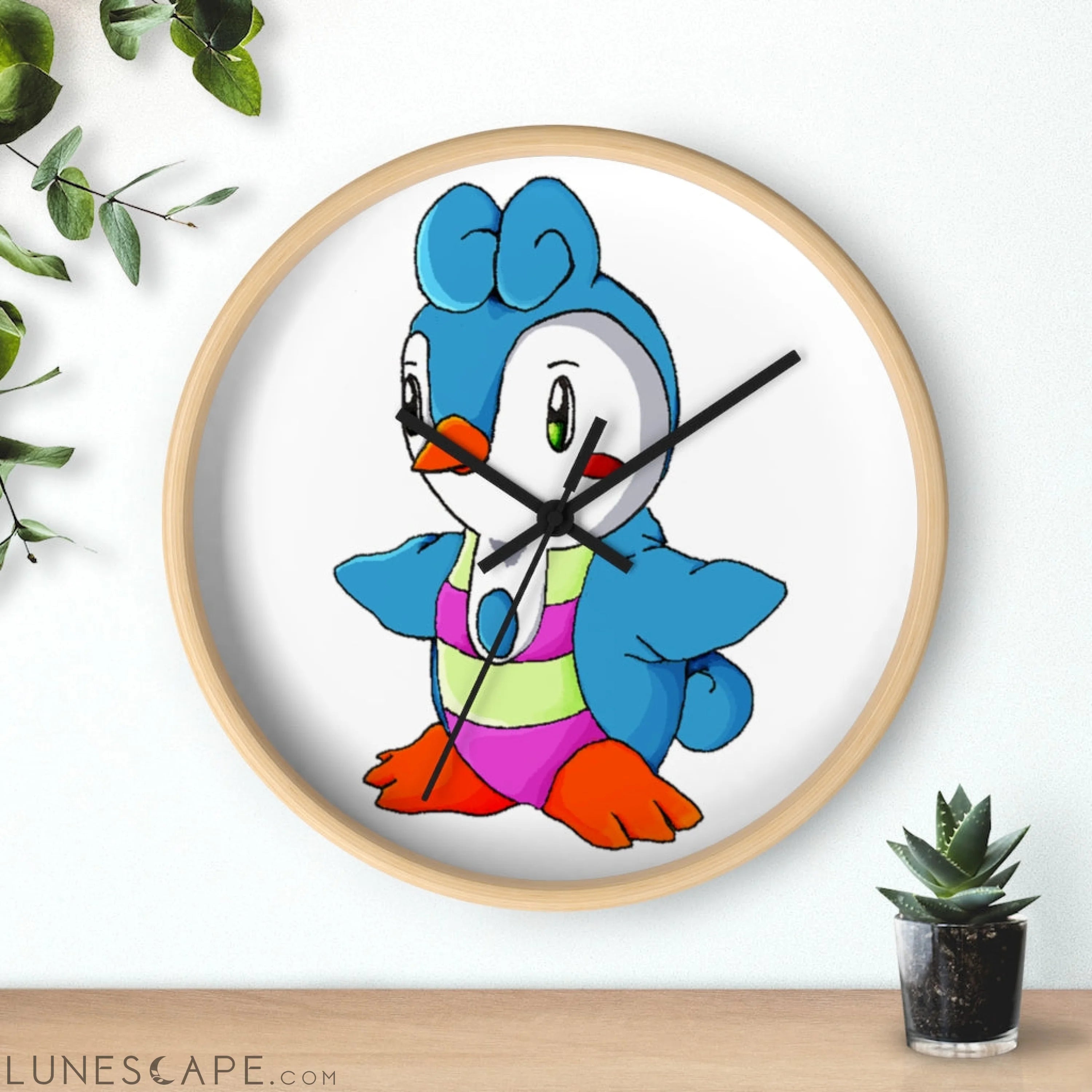 Penny Wall clock LUNESCAPE
