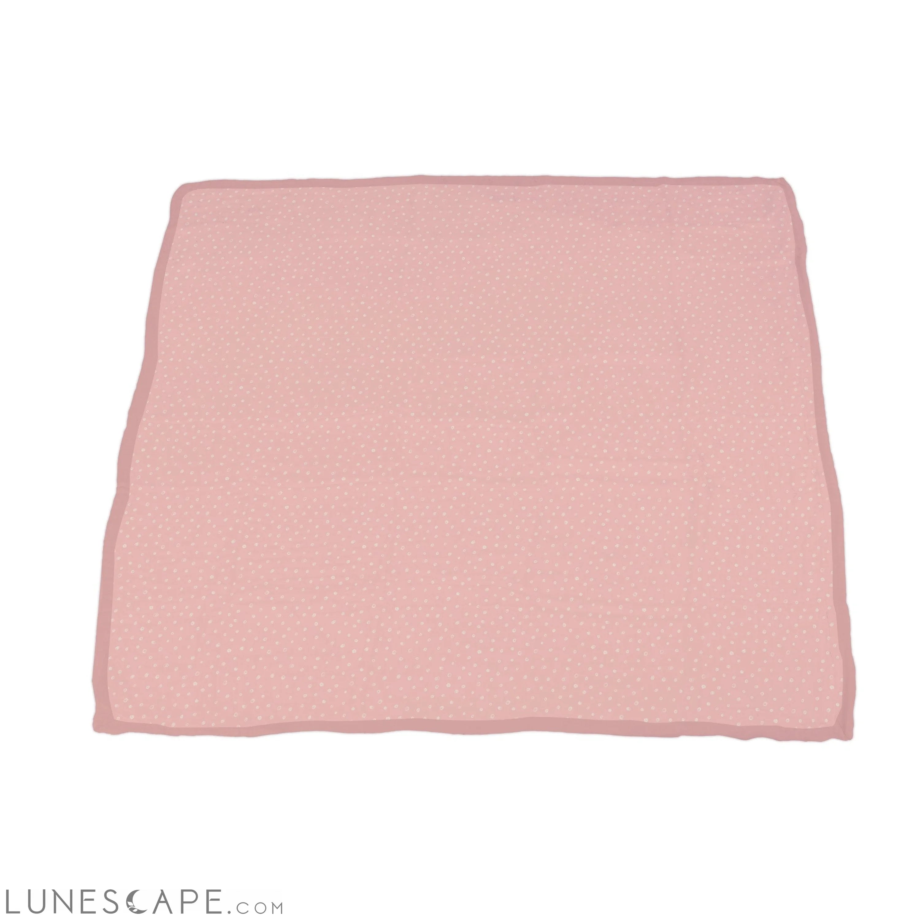 Peonies and Pearl Polka Dot Newcastle Blanket LUNESCAPE