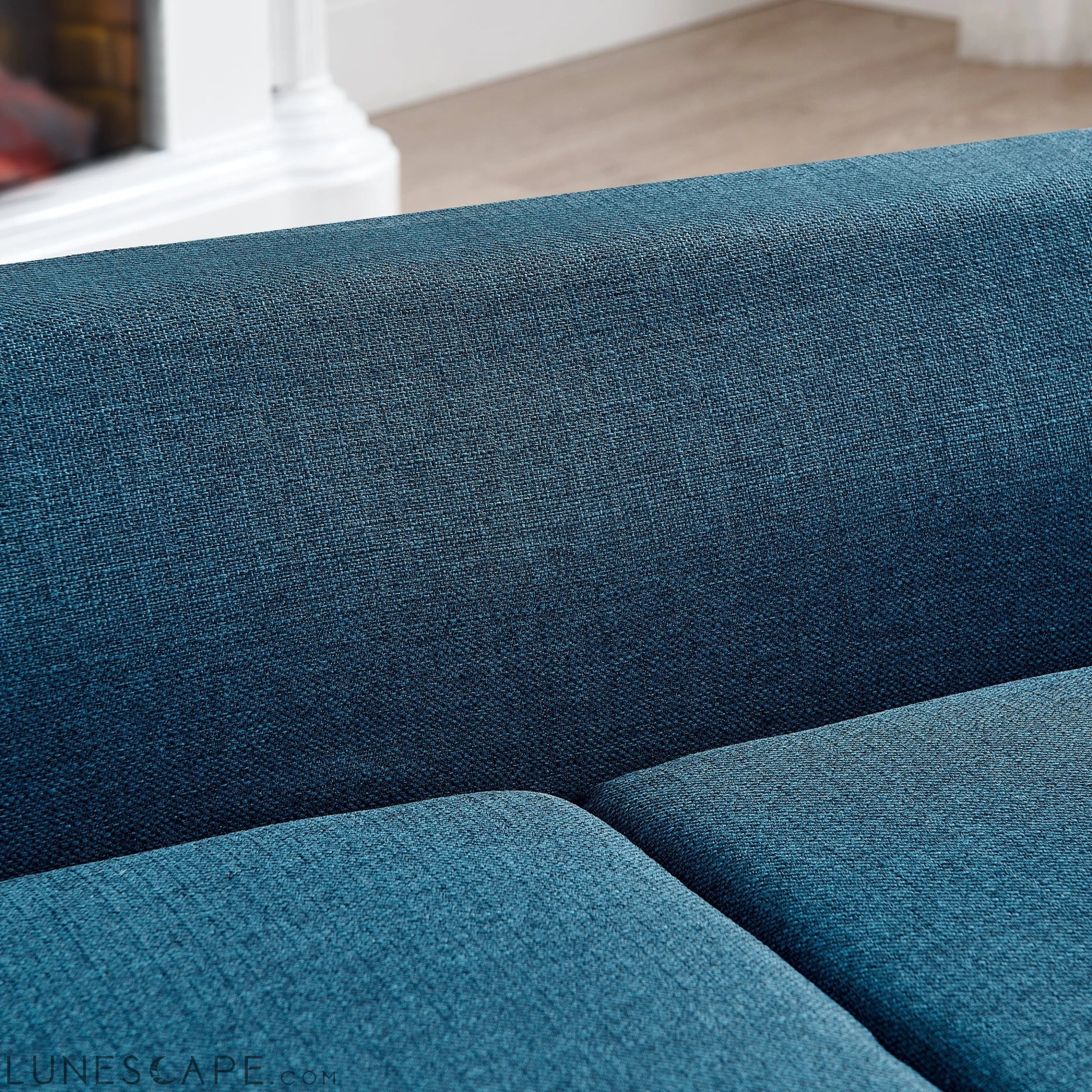 Pet sofa with backrest and armrests, modern rectangular pet sofa LUNESCAPE