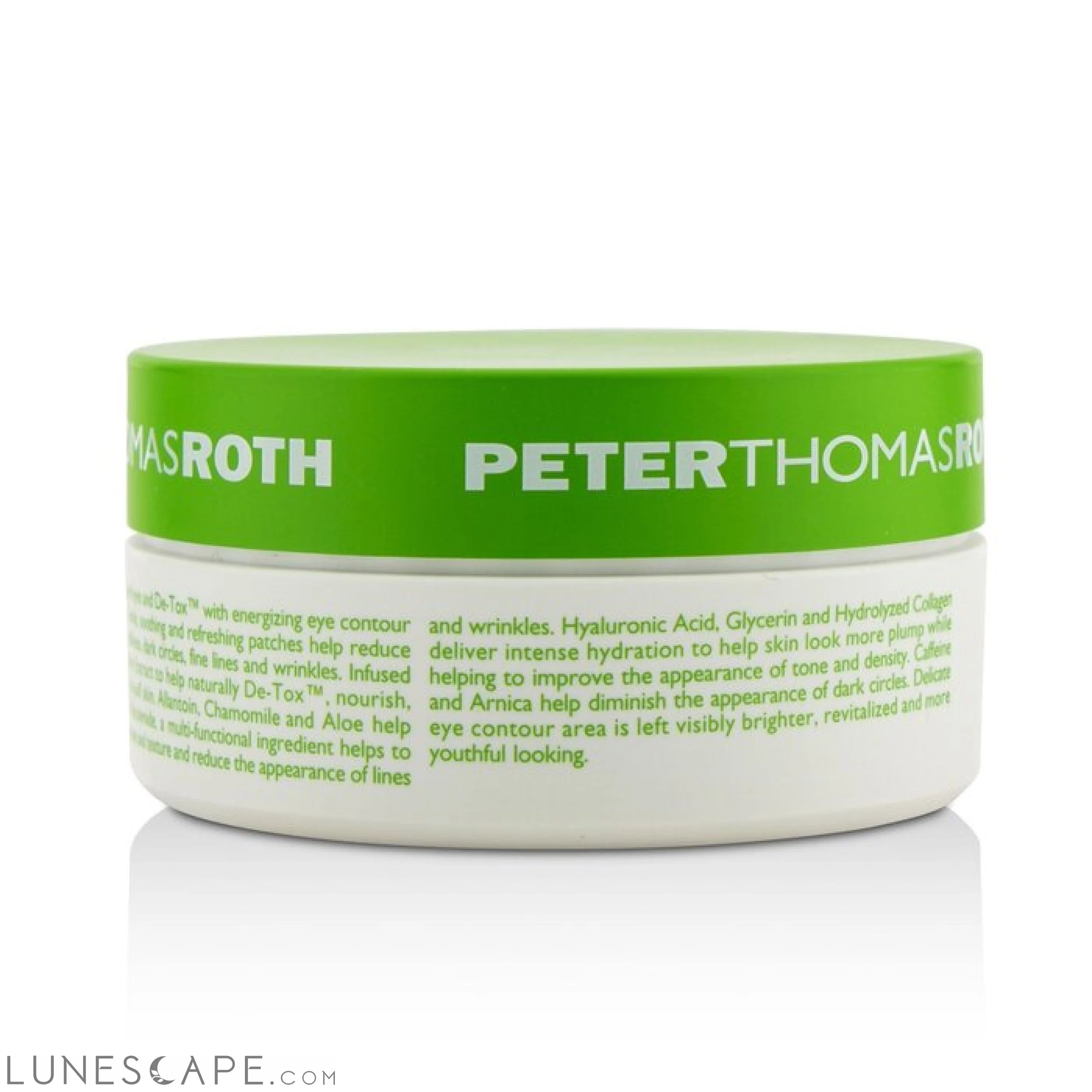 PETER THOMAS ROTH - Cucumber De-Tox Hydra-Gel Eye Patches LUNESCAPE