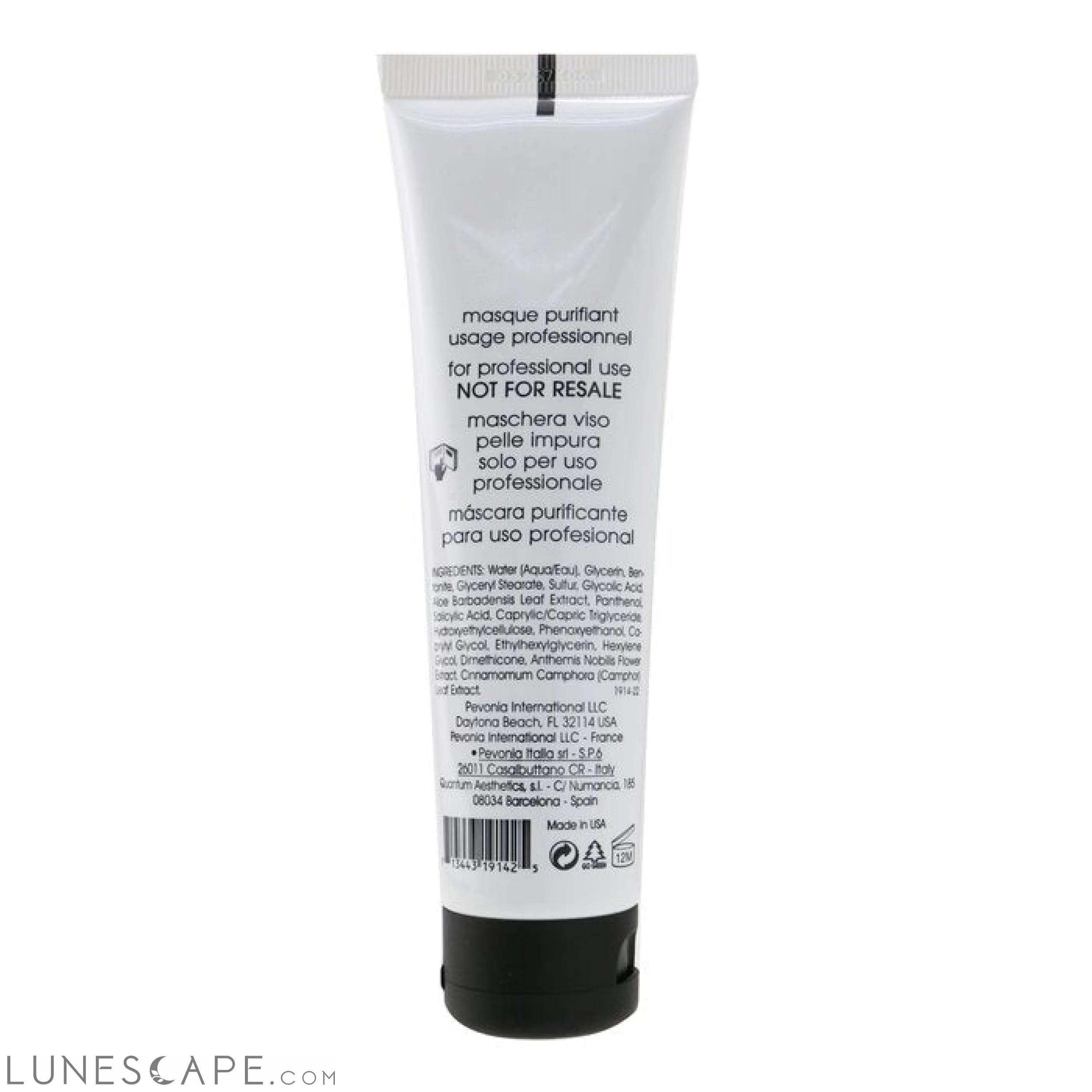 PEVONIA BOTANICA - Purifying Skin Mask (Salon Size) LUNESCAPE