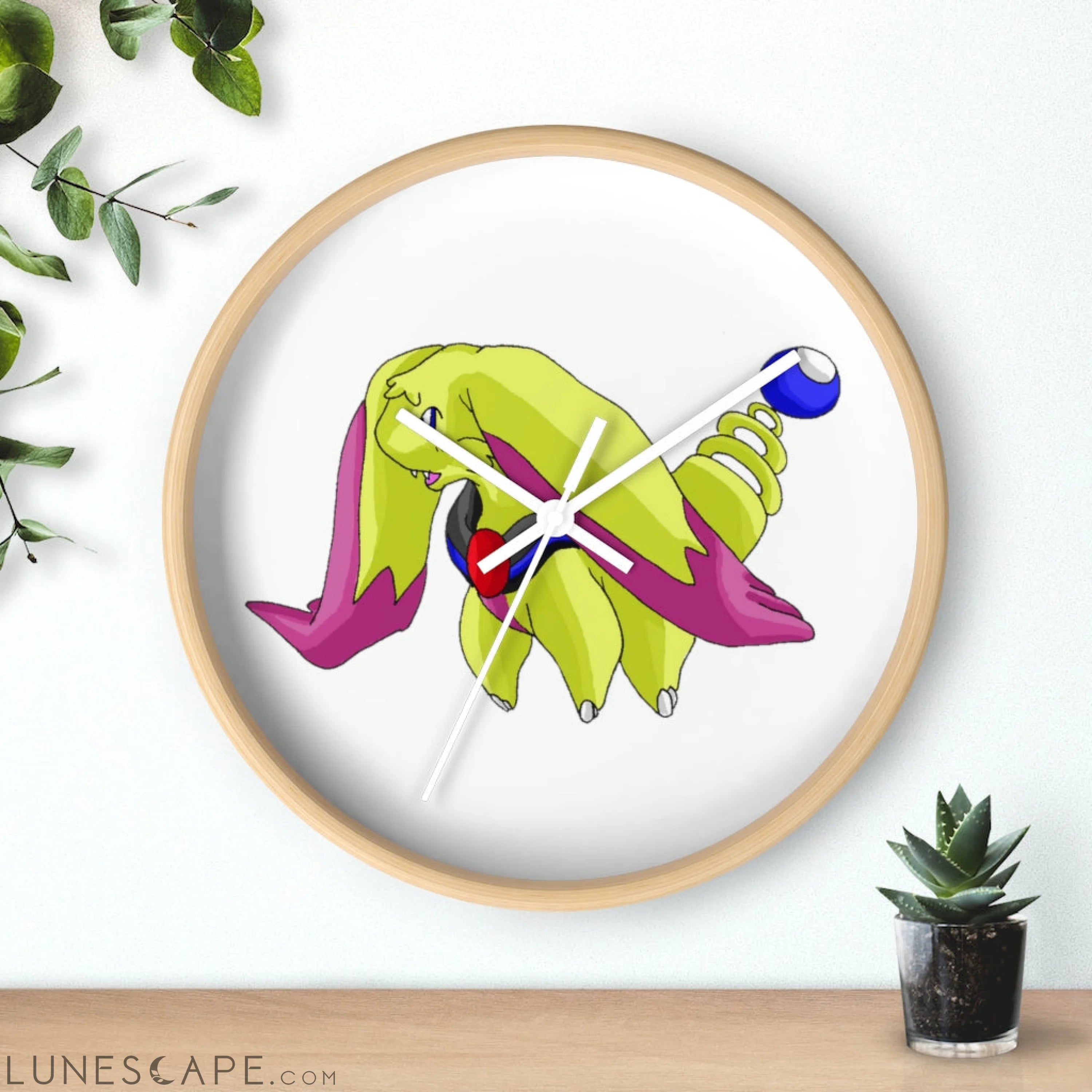 Phaffoff Wall clock LUNESCAPE