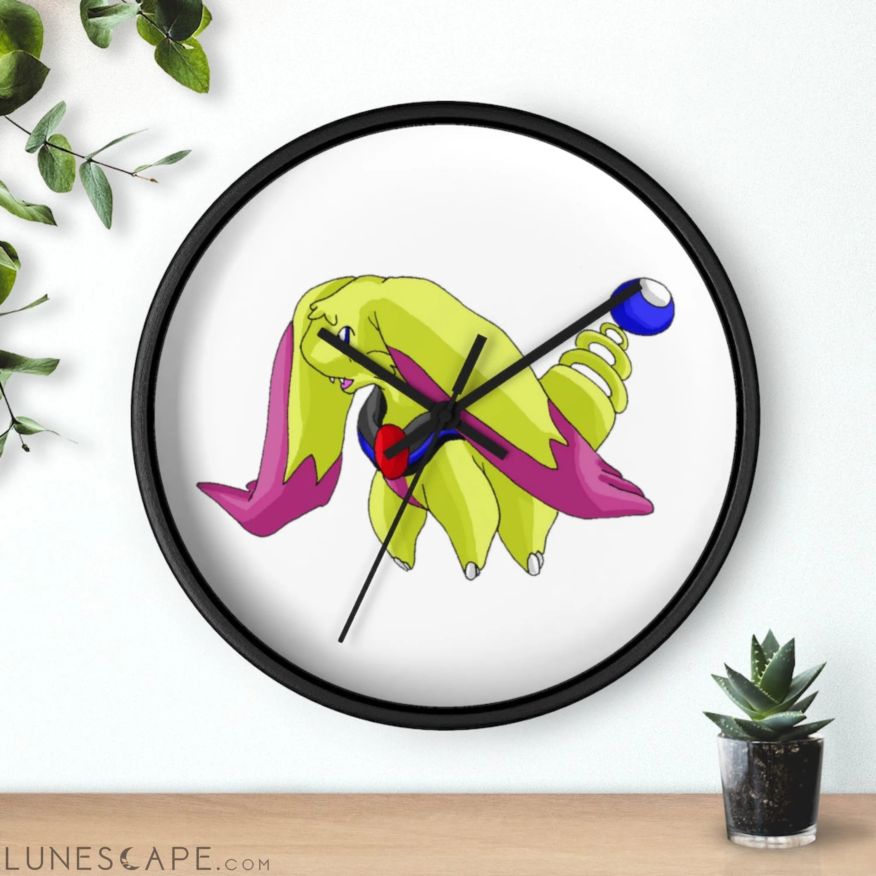 Phaffoff Wall clock LUNESCAPE