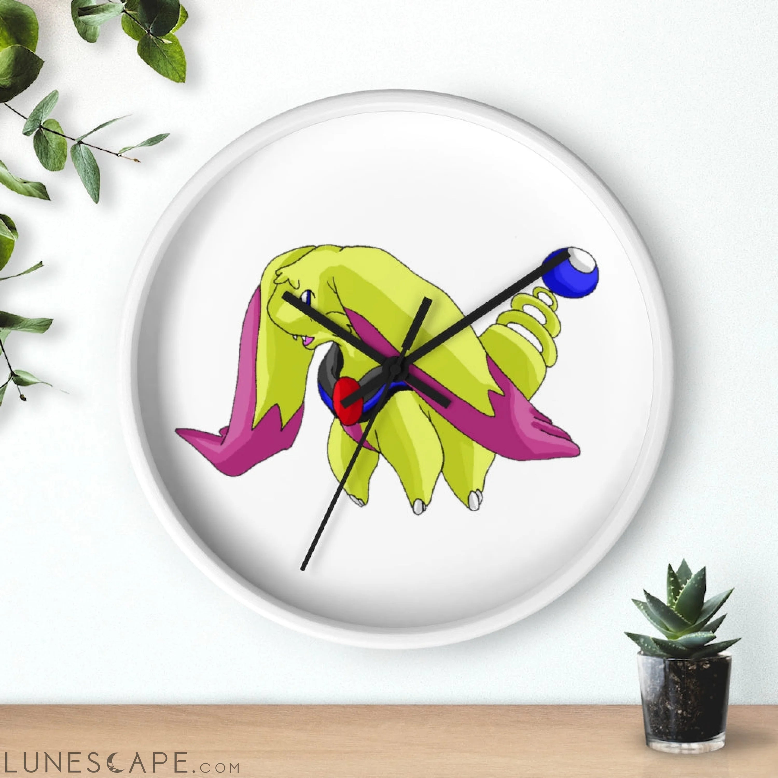Phaffoff Wall clock LUNESCAPE