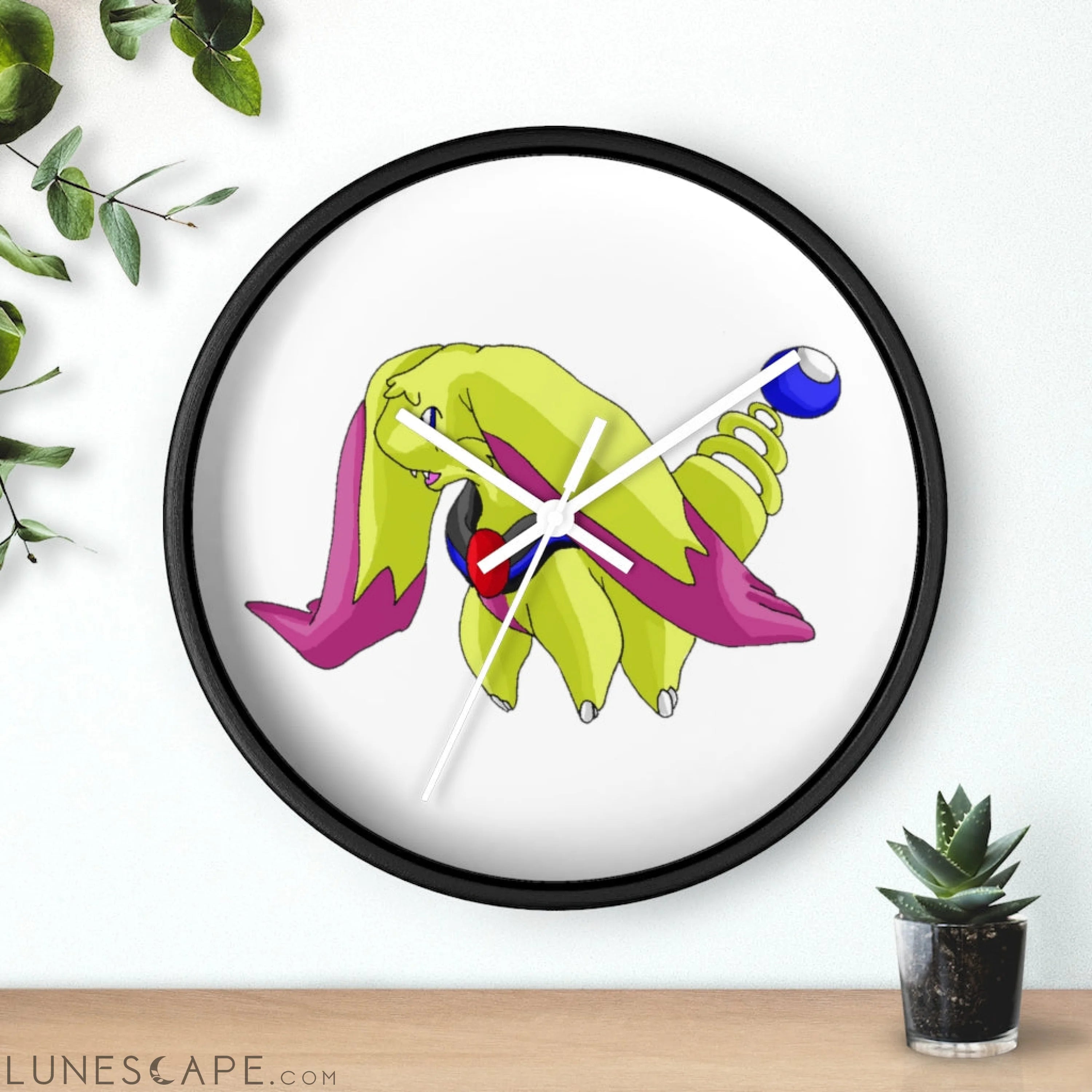 Phaffoff Wall clock LUNESCAPE