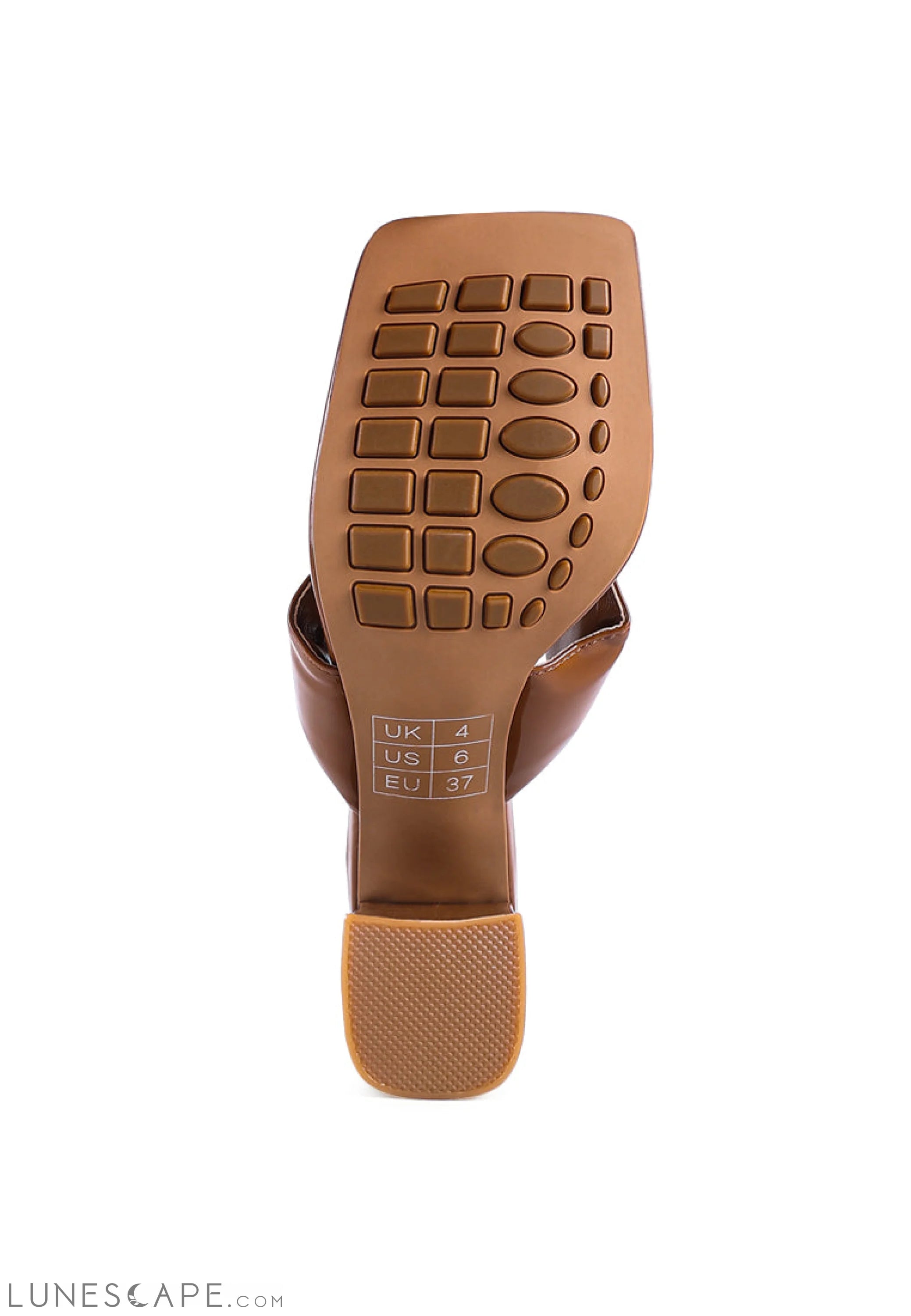 Phantom Ruched High Heeled Thong Sandals LUNESCAPE