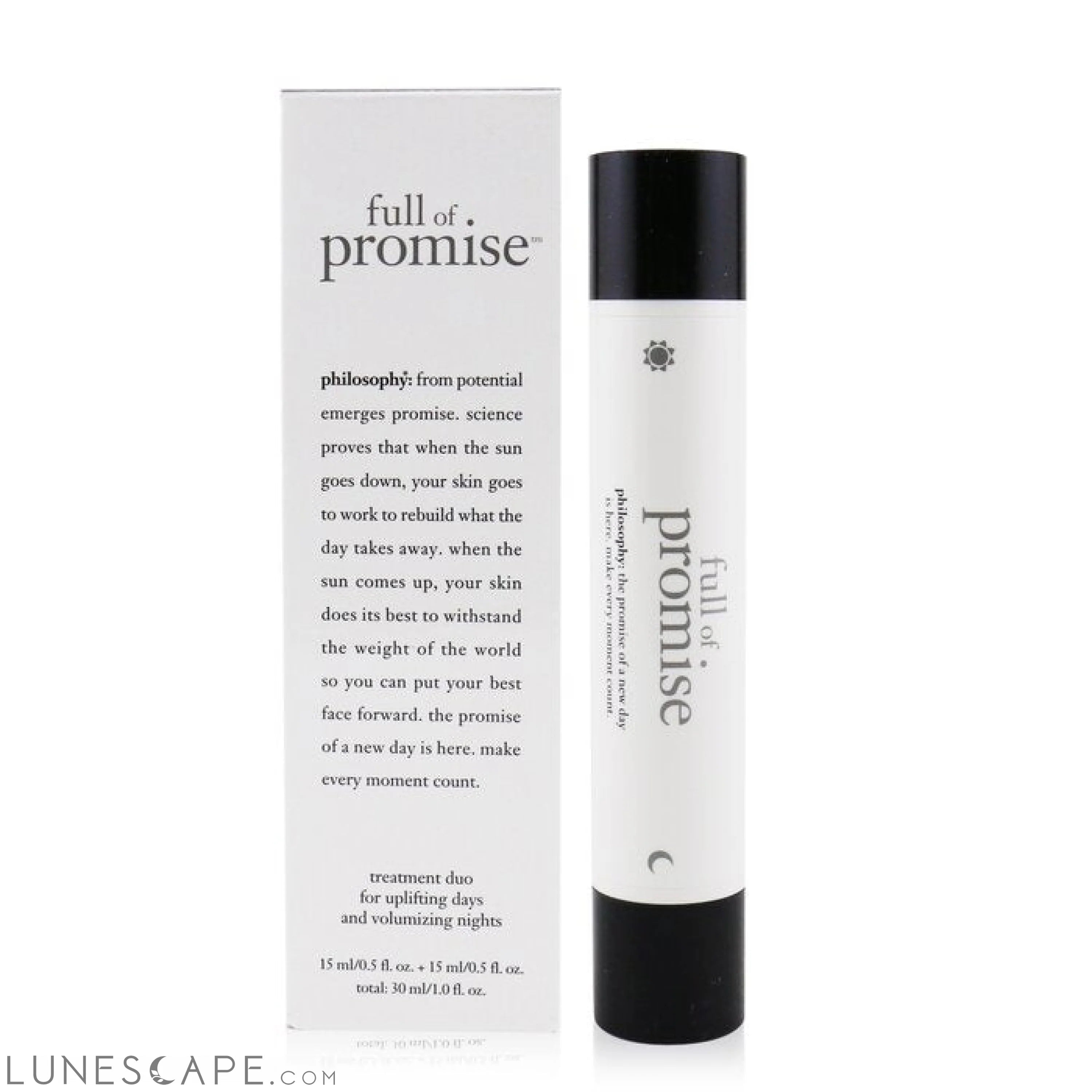 PHILOSOPHY - Full of Promise Treatment Duo Uplifting Days & Voluminizing Nights LUNESCAPE