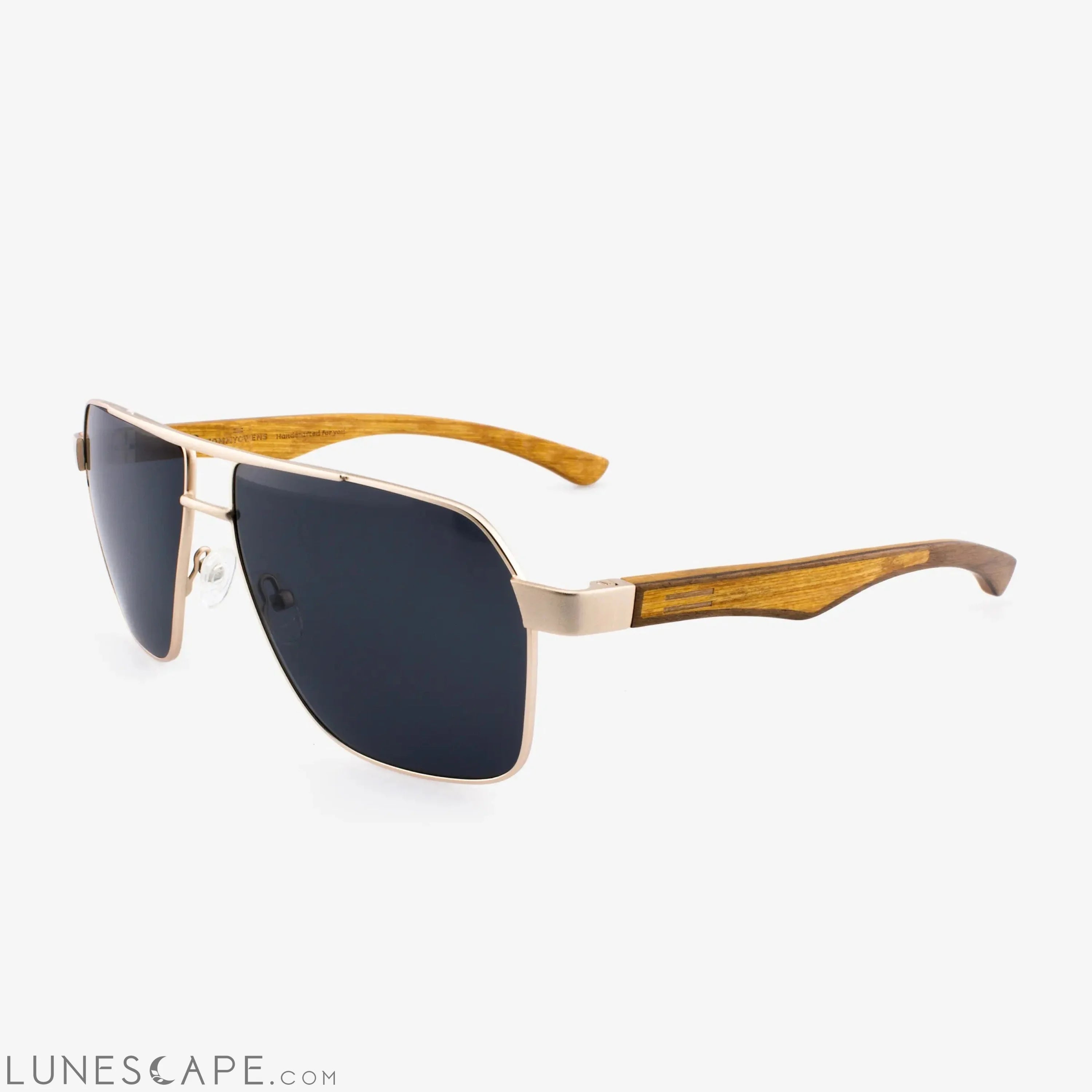 Pierce - Wood Sunglasses LUNESCAPE