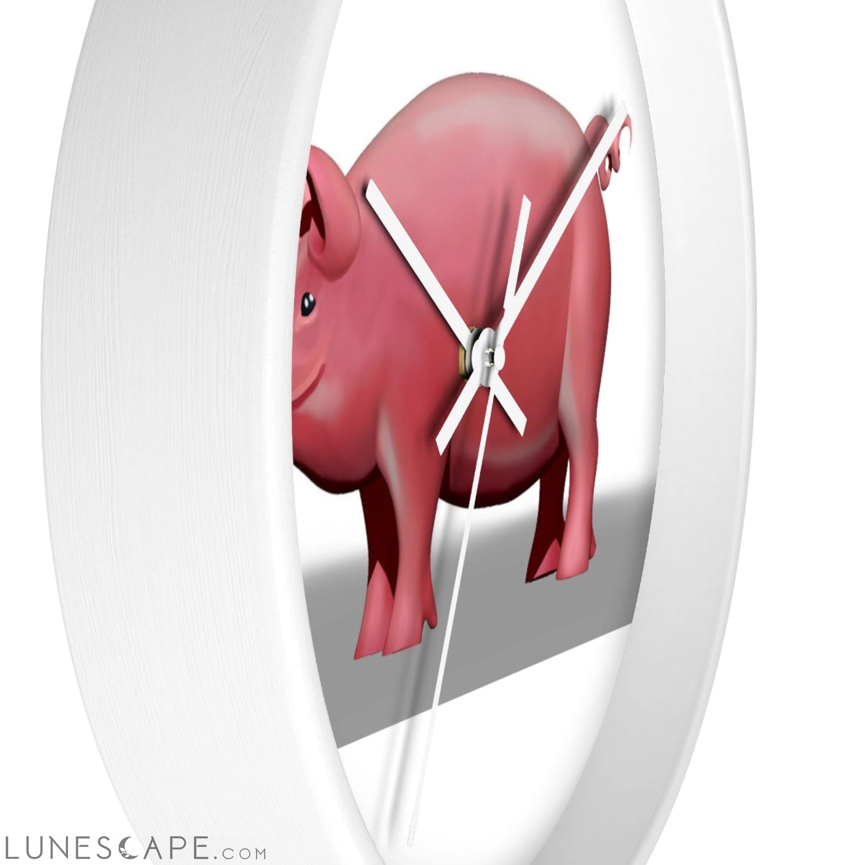 Pig Wall clock LUNESCAPE
