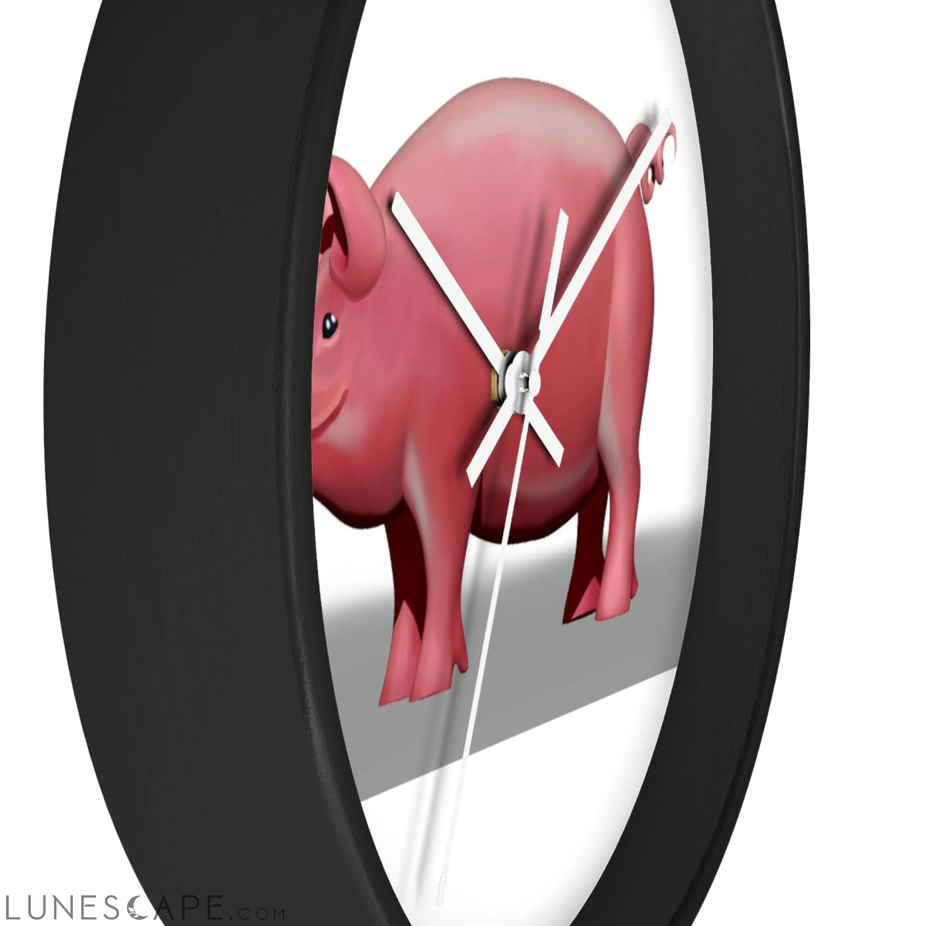 Pig Wall clock LUNESCAPE
