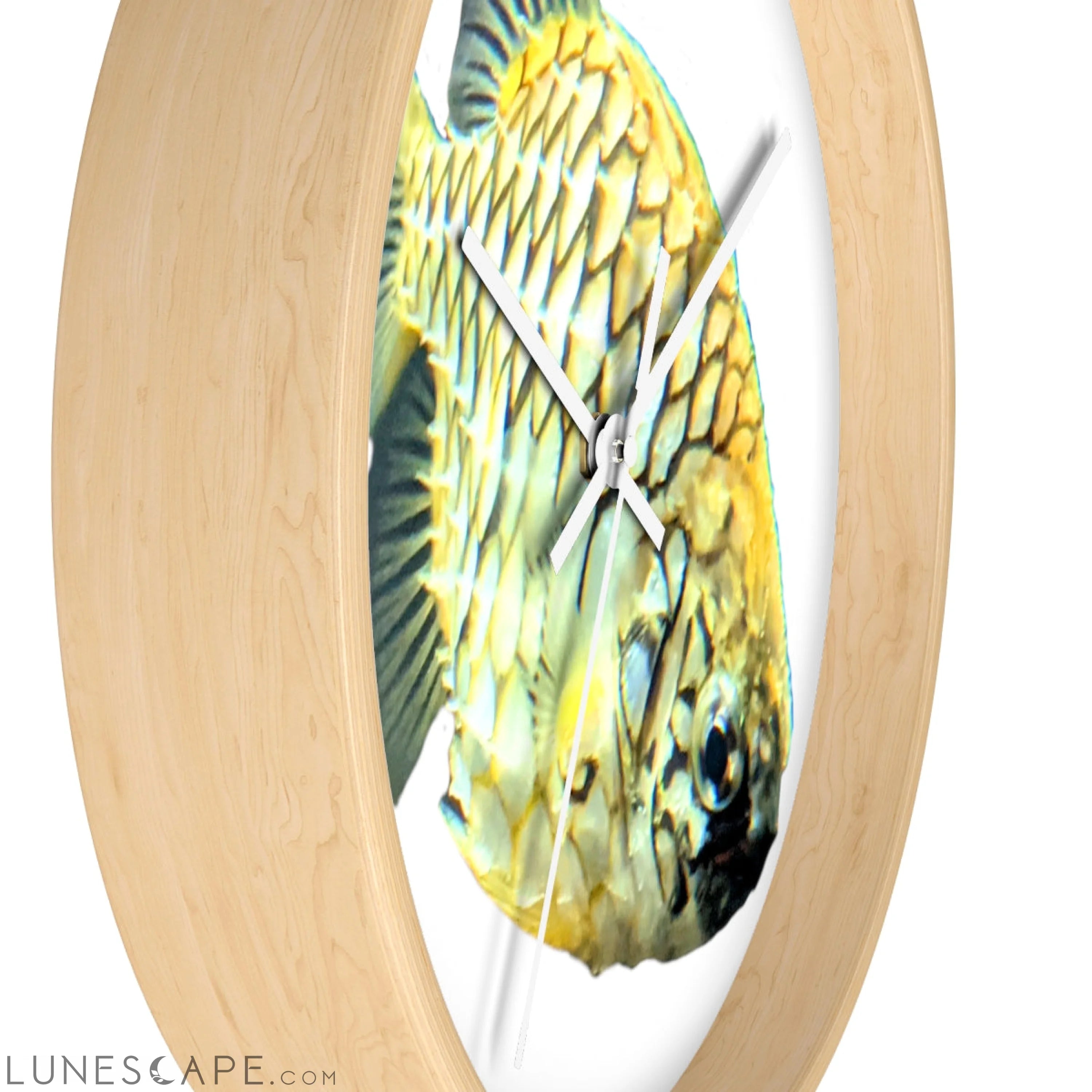 Pineapple Fish Wall clock LUNESCAPE
