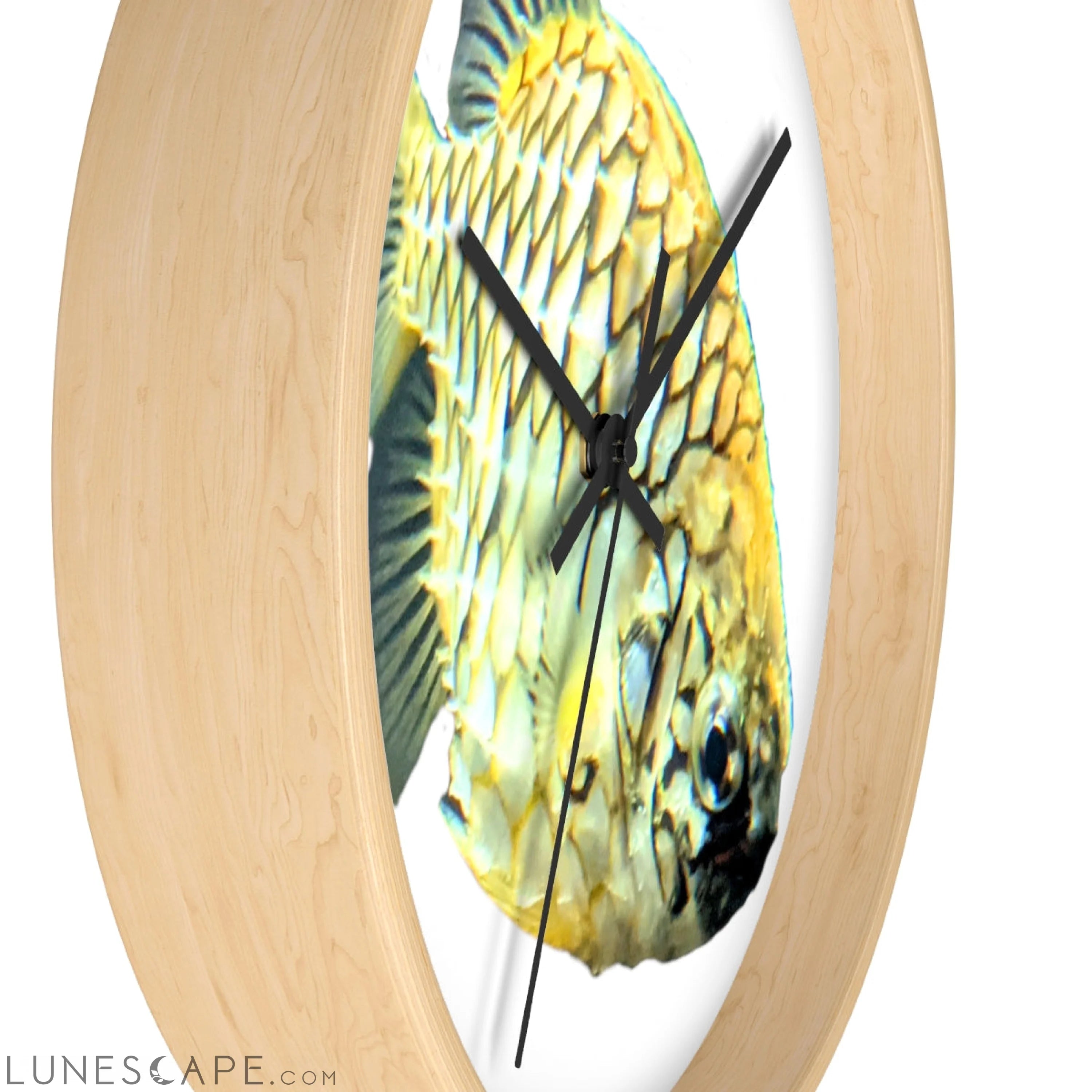 Pineapple Fish Wall clock LUNESCAPE