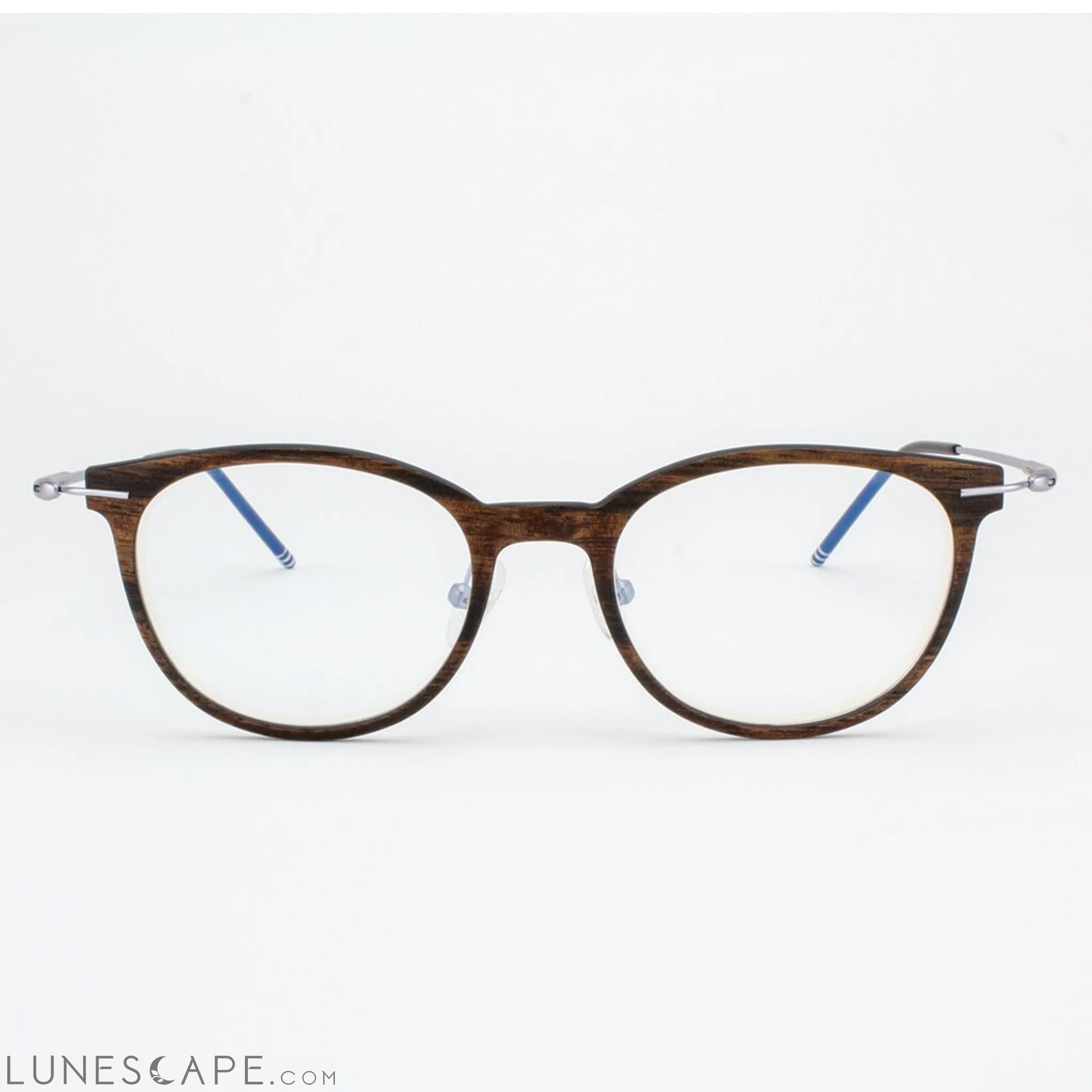 Pinellas - Featherlight Titanium & Wood Eyeglasses LUNESCAPE